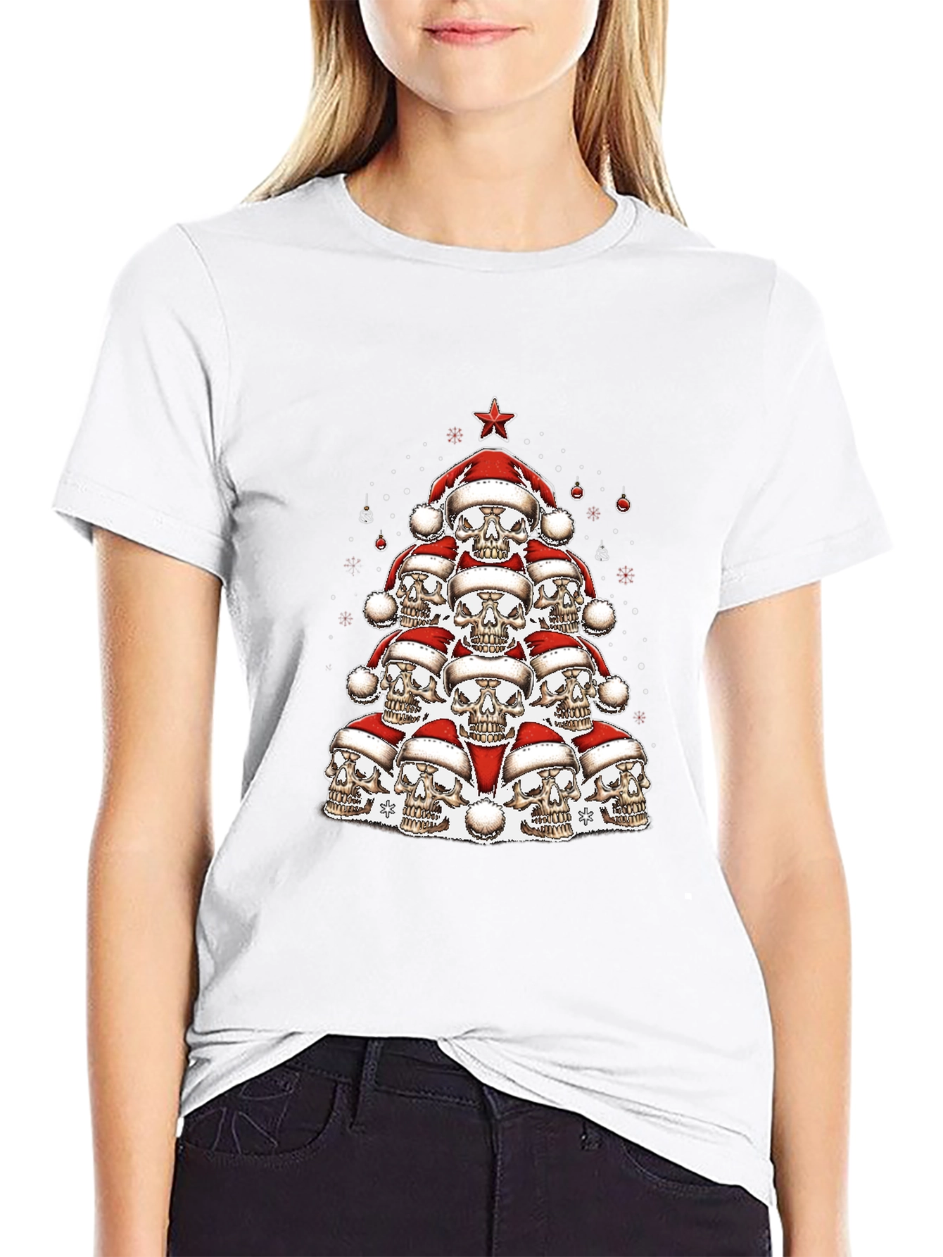 Skull Christmas Tree T-Shirt