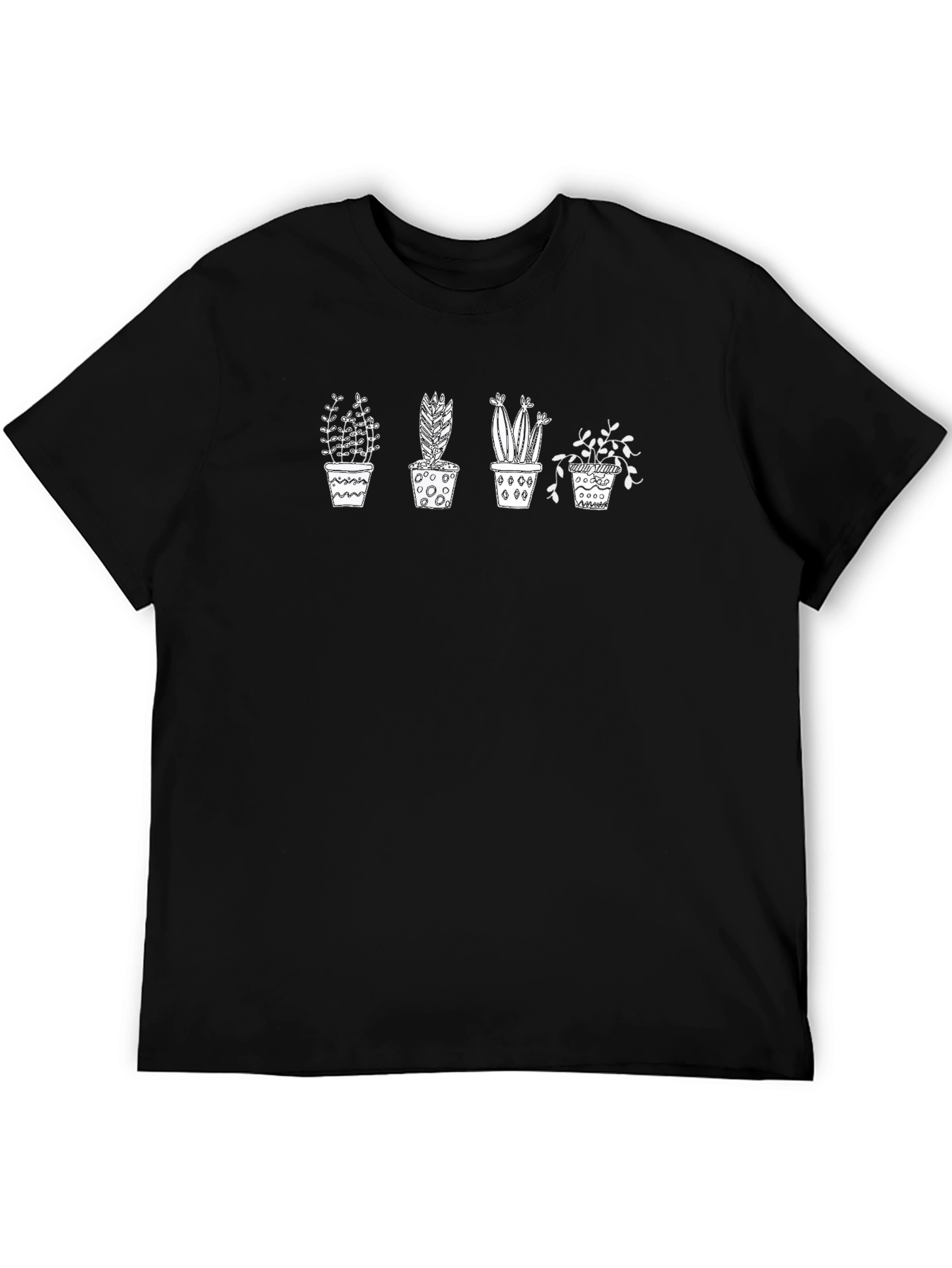 Potted Plants Graphic Tee - Stylish Casual Wear
