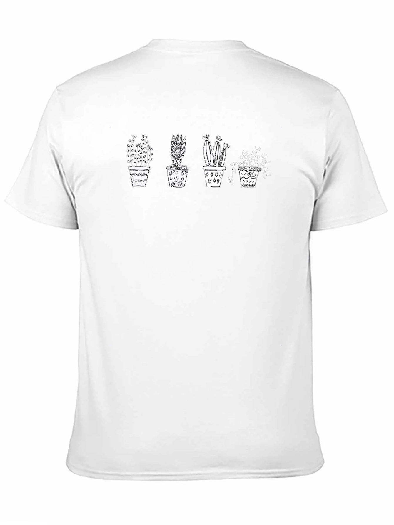 Potted Plants Graphic Tee - Stylish Casual Wear