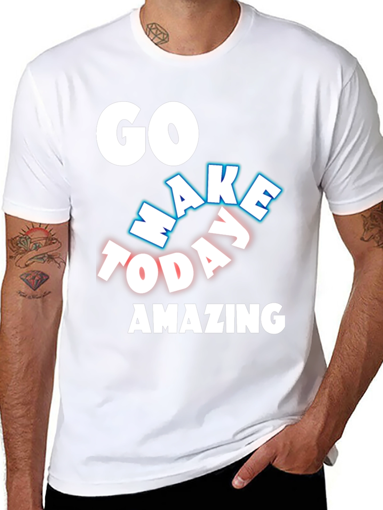 Go Make Today Amazing Black T-Shirt