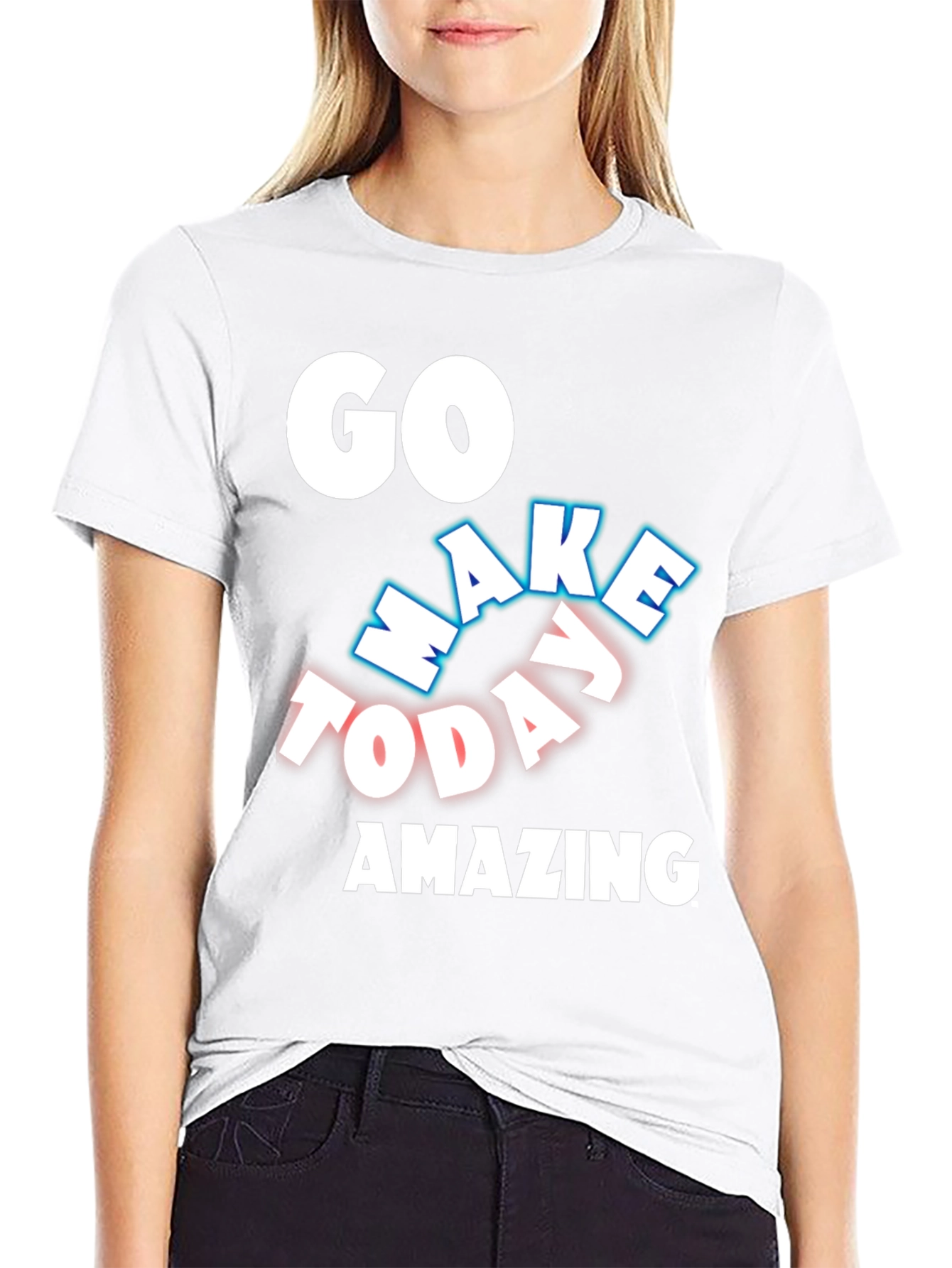 Go Make Today Amazing Black T-Shirt