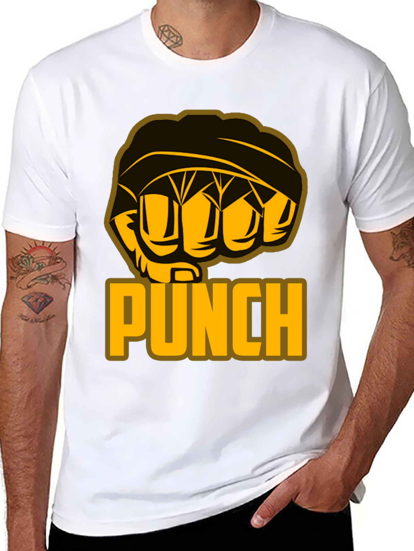 Punch Graphic T-Shirt - Knockout Style