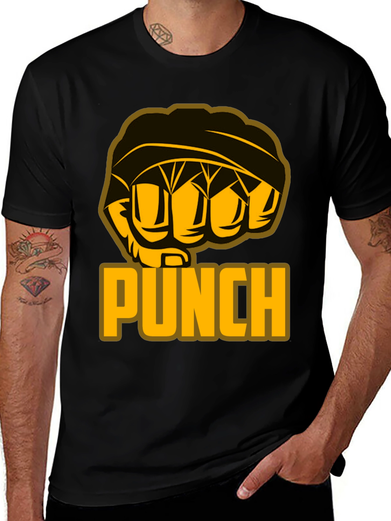 Punch Graphic T-Shirt - Knockout Style