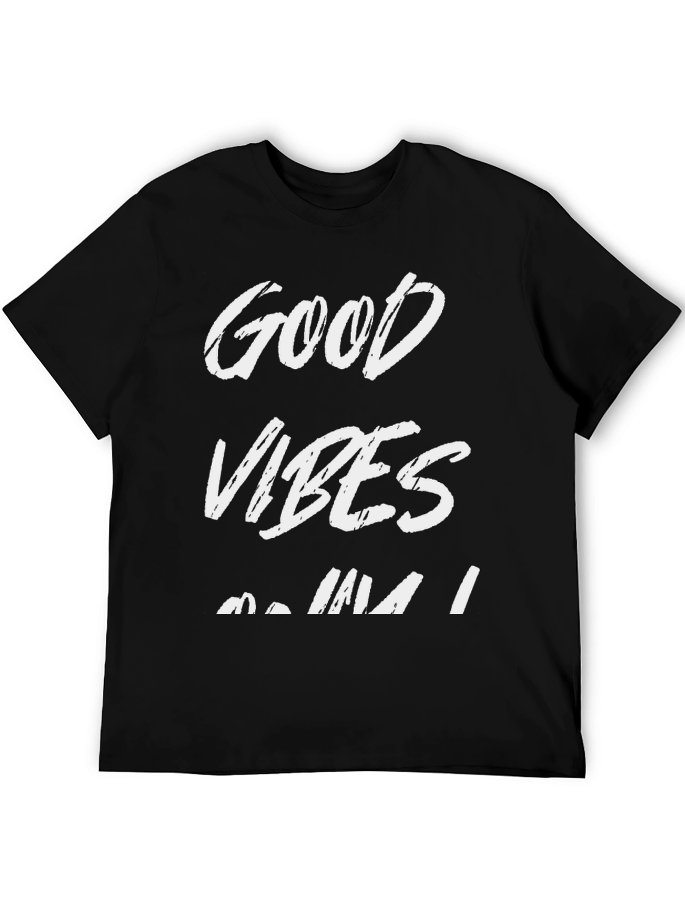 Good Vibes T-Shirt - Black Graphic Tee