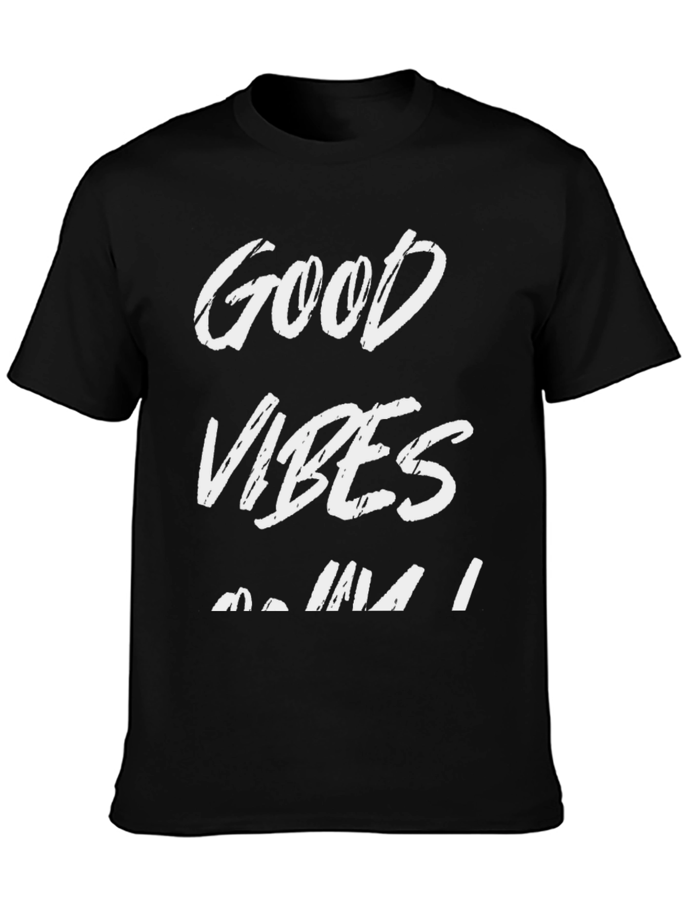 Good Vibes T-Shirt - Black Graphic Tee