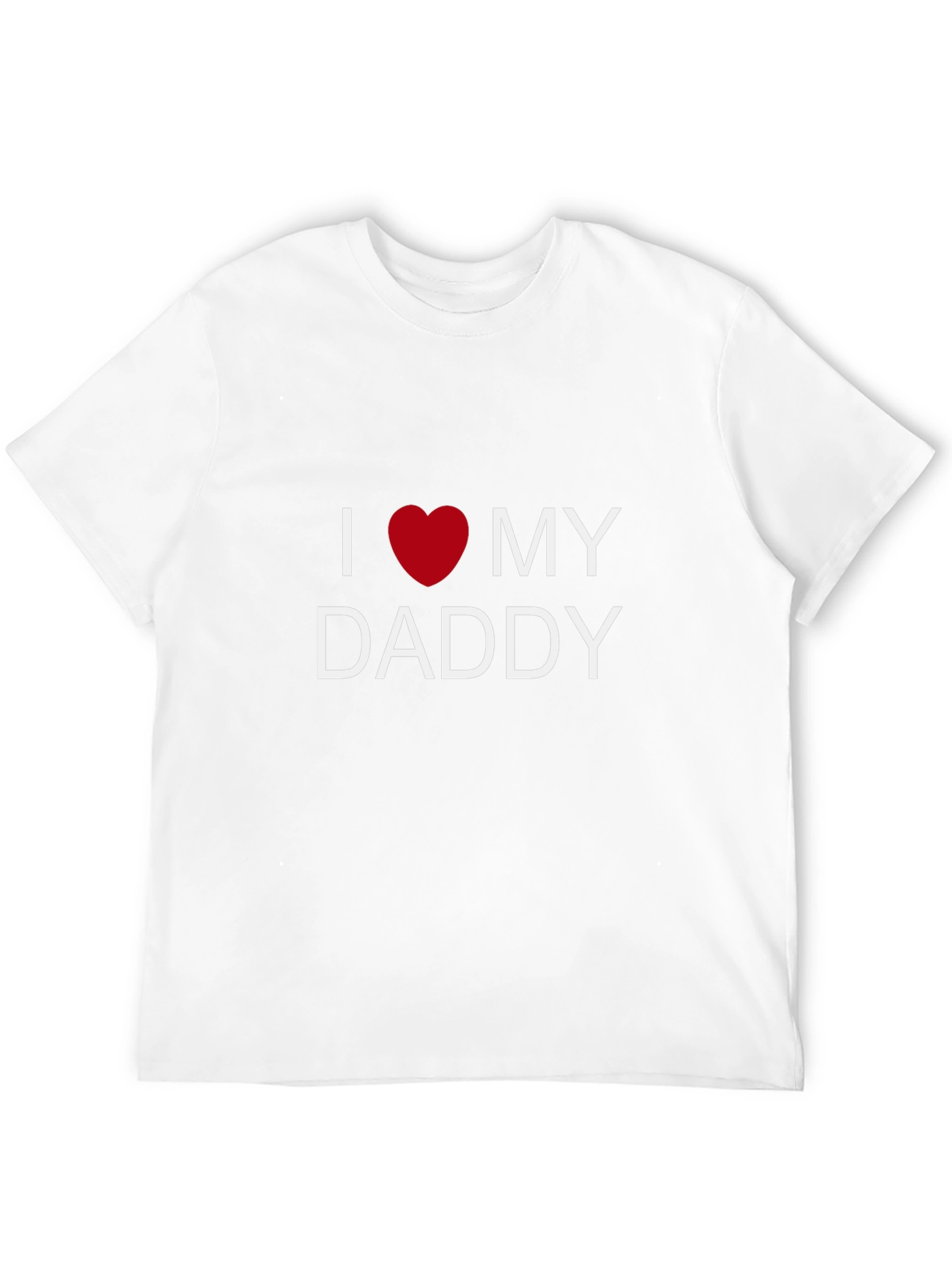 I Love My Daddy T-Shirt - Black