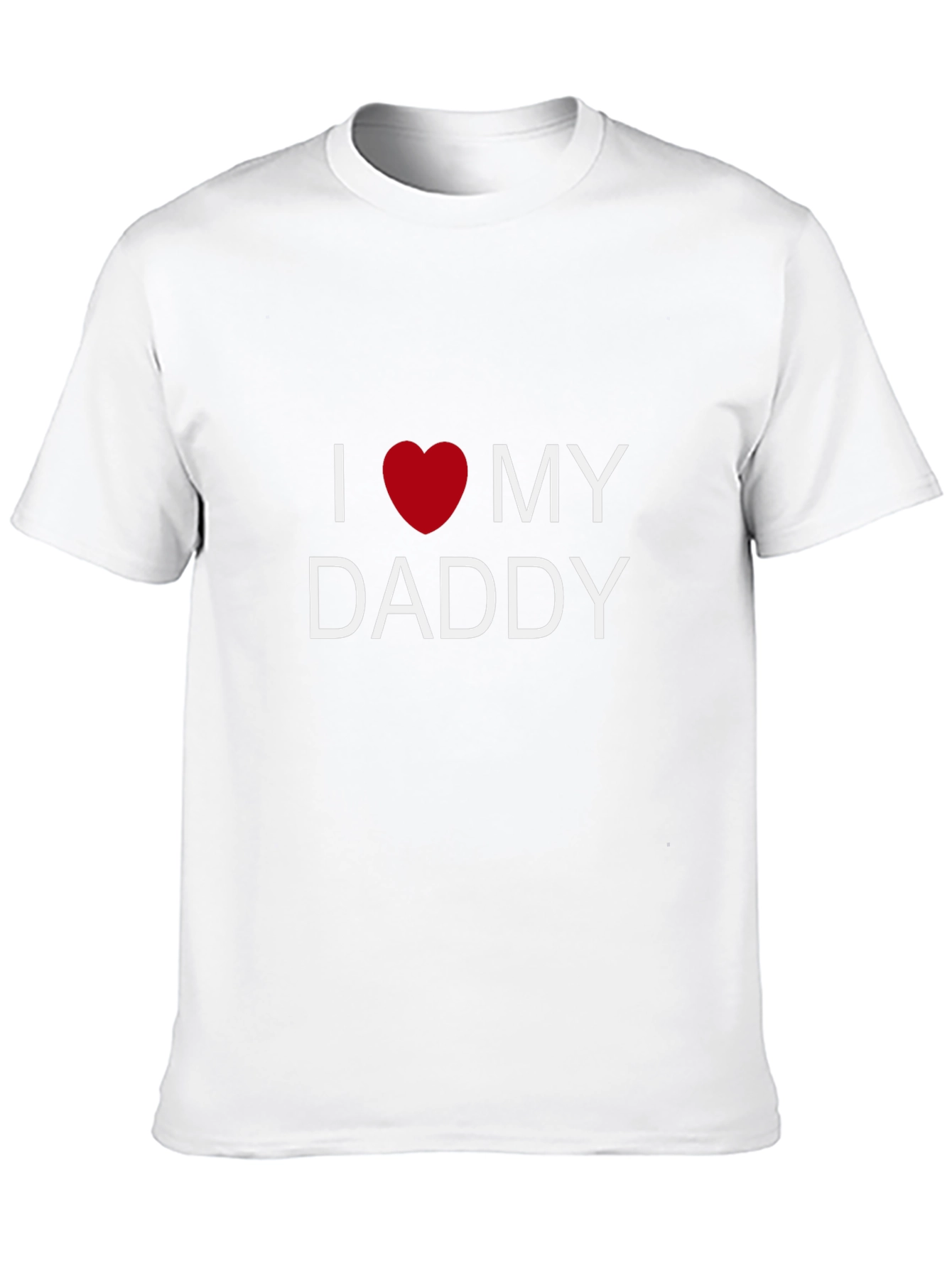 I Love My Daddy T-Shirt - Black