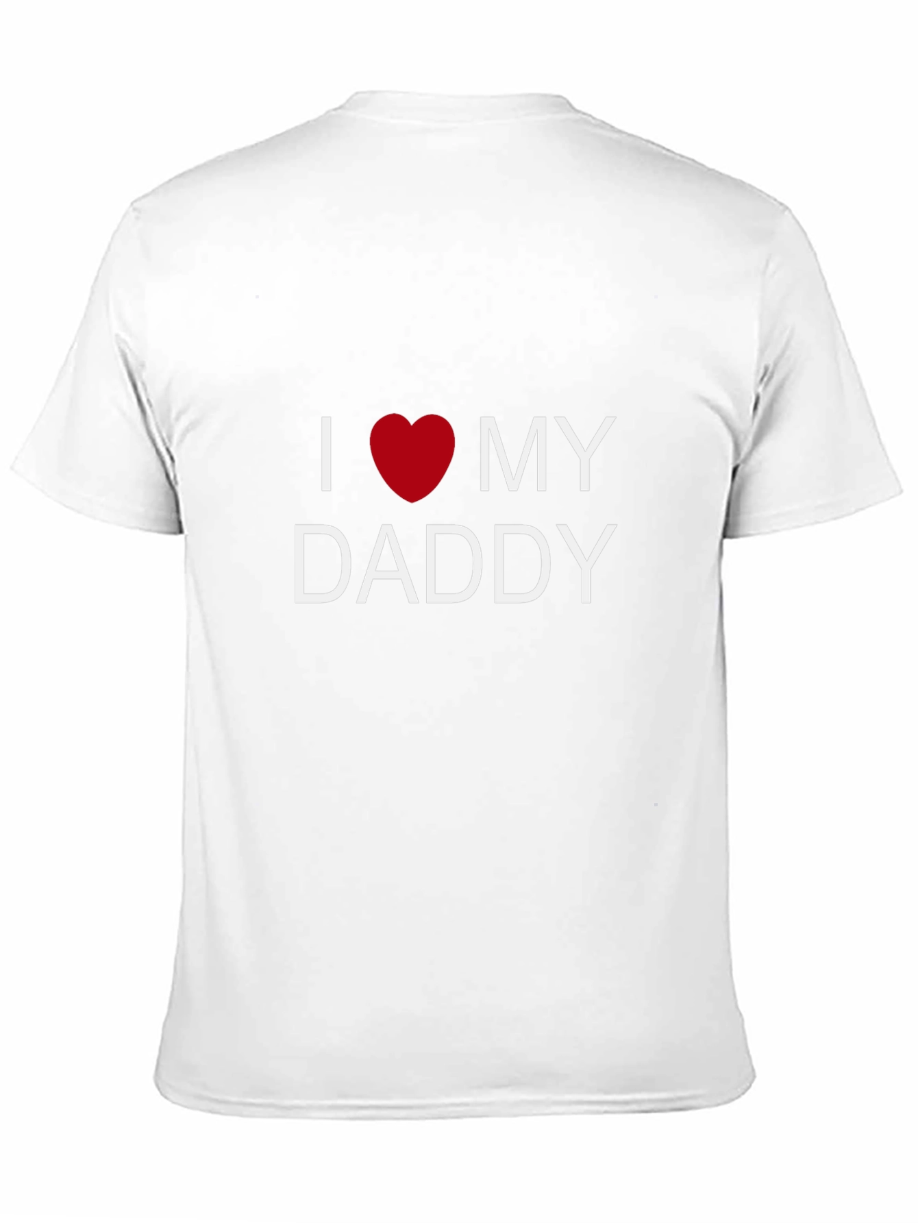 I Love My Daddy T-Shirt - Black