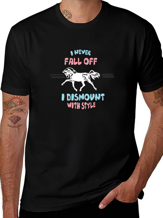 Funny Horse Lover T-Shirt: Dismount with Style!