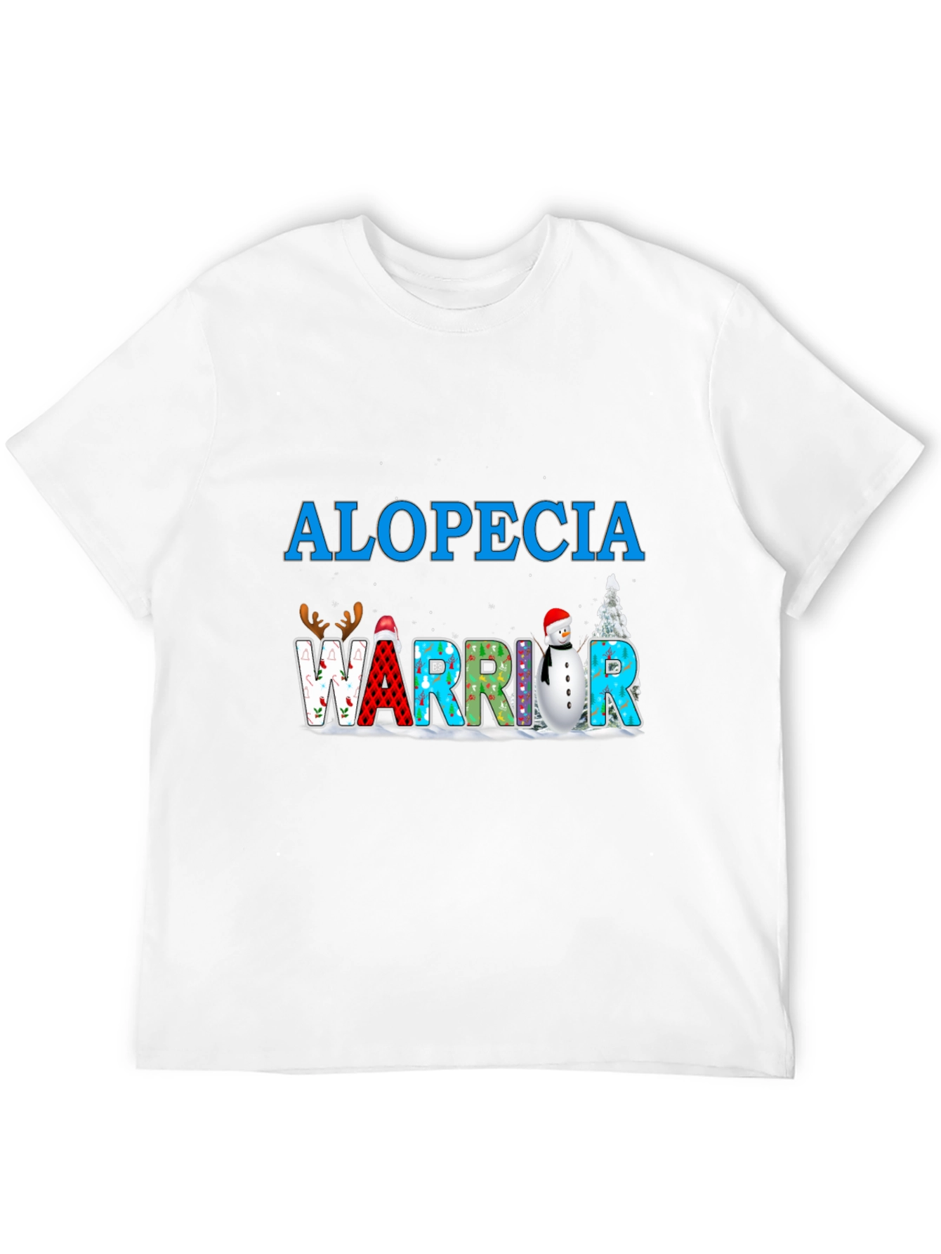 Alopecia Warrior T-Shirt Winter Holiday