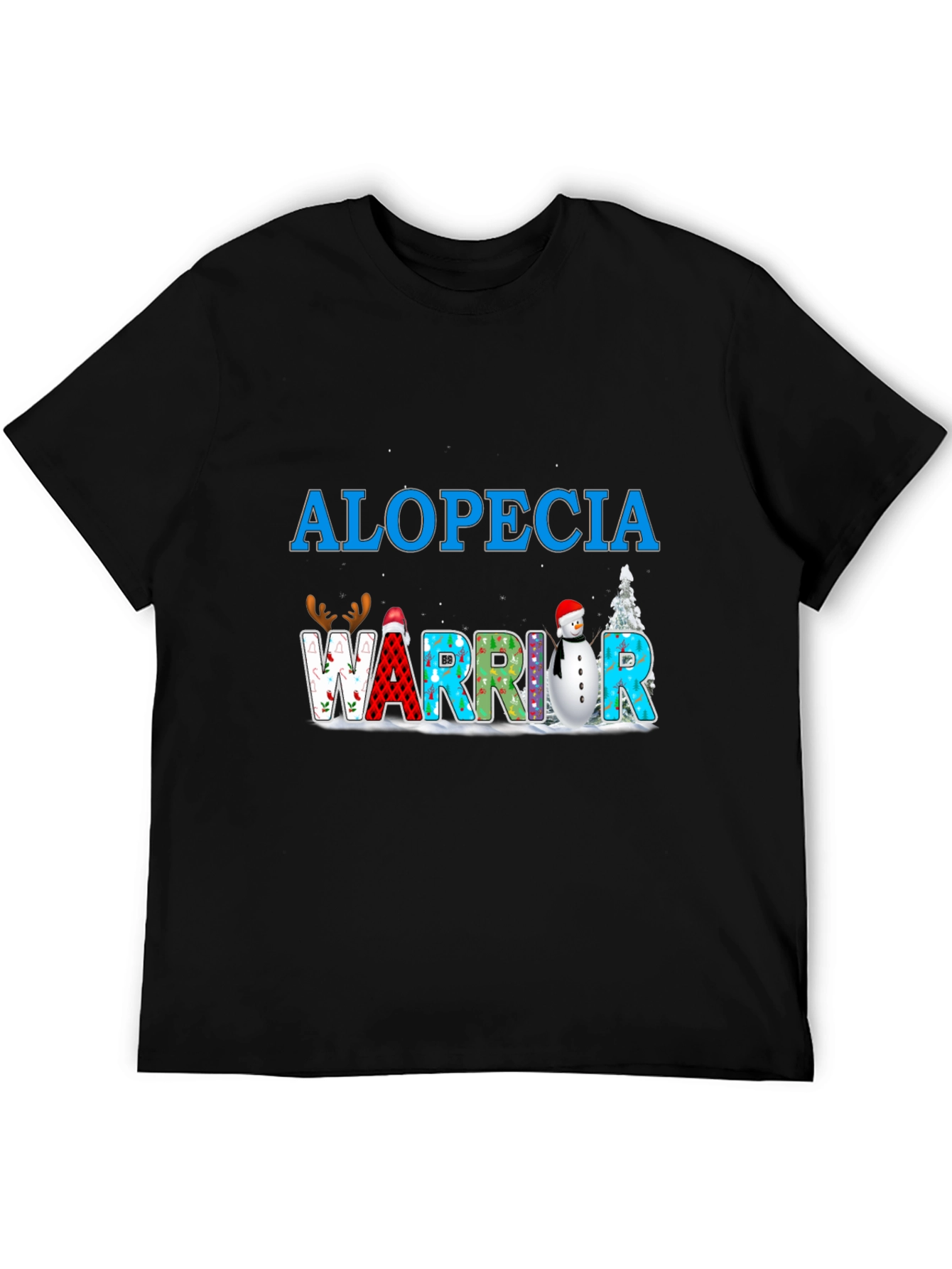 Alopecia Warrior T-Shirt Winter Holiday