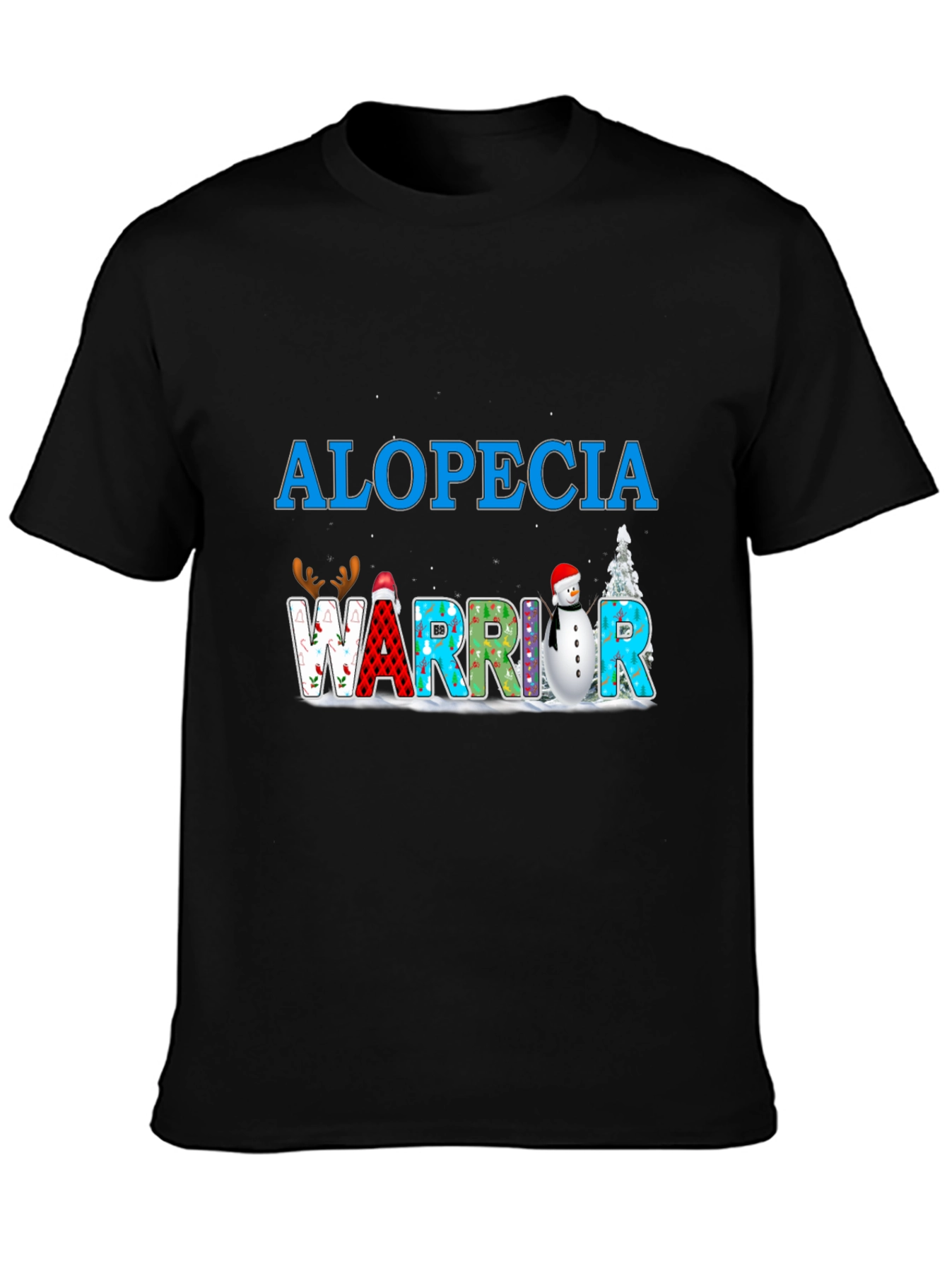 Alopecia Warrior T-Shirt Winter Holiday