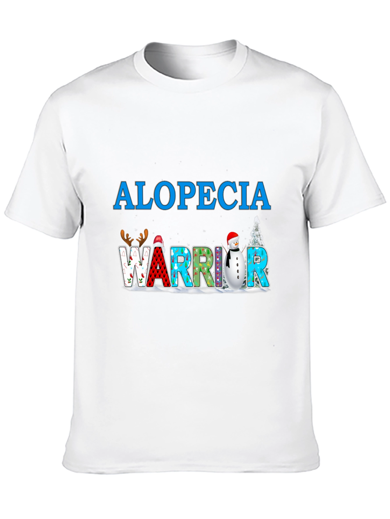 Alopecia Warrior T-Shirt Winter Holiday