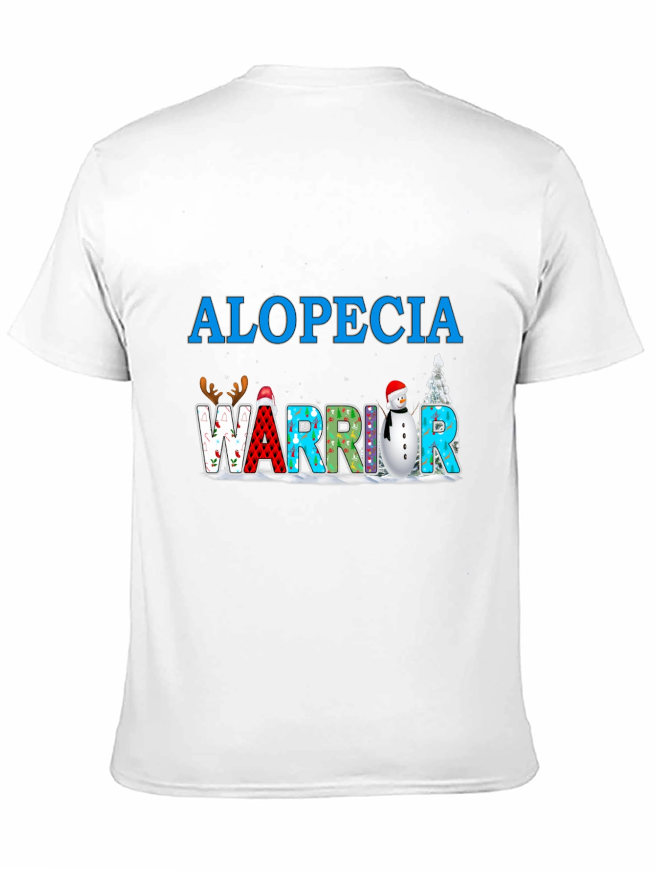 Alopecia Warrior T-Shirt Winter Holiday