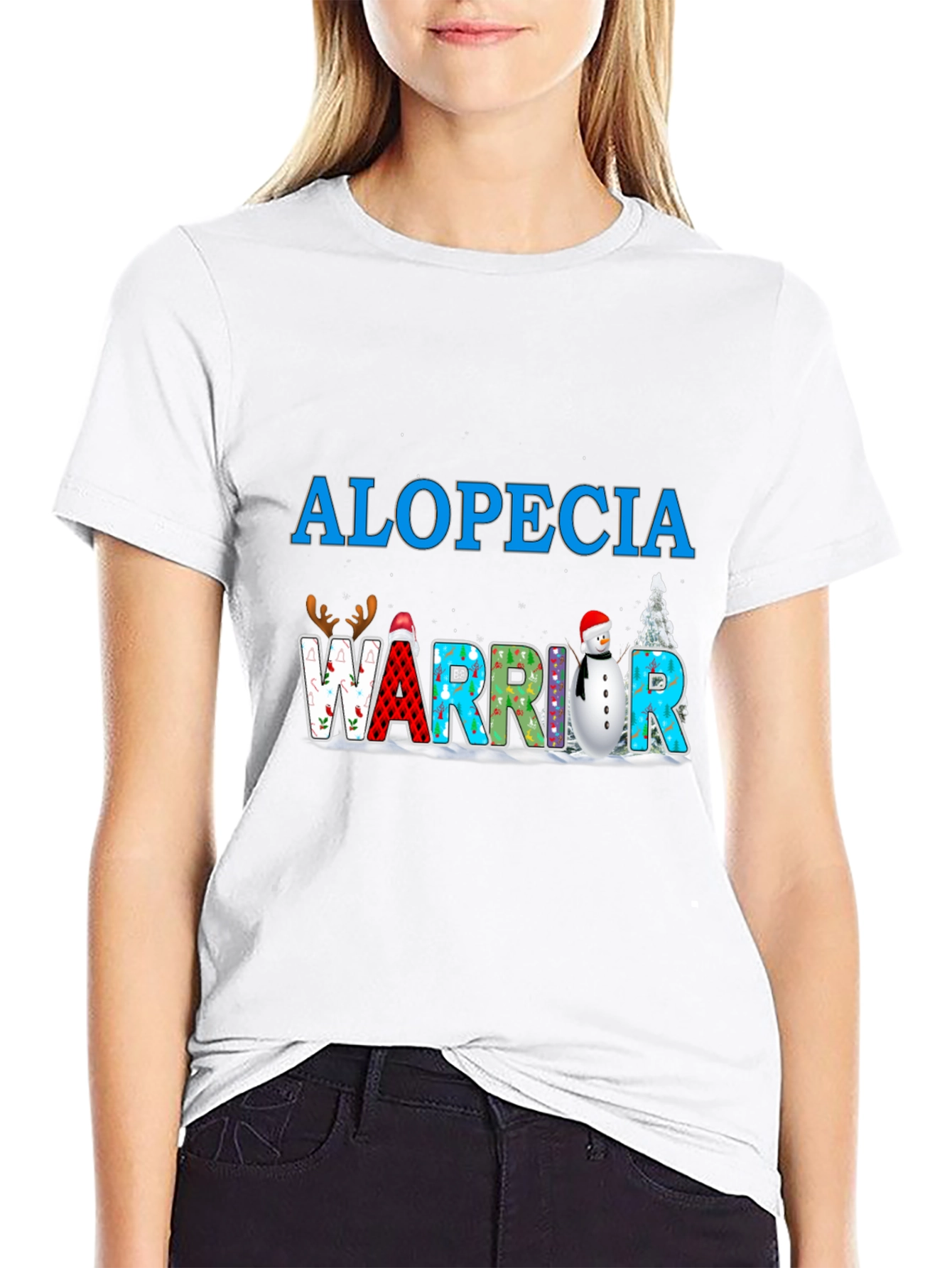 Alopecia Warrior T-Shirt Winter Holiday