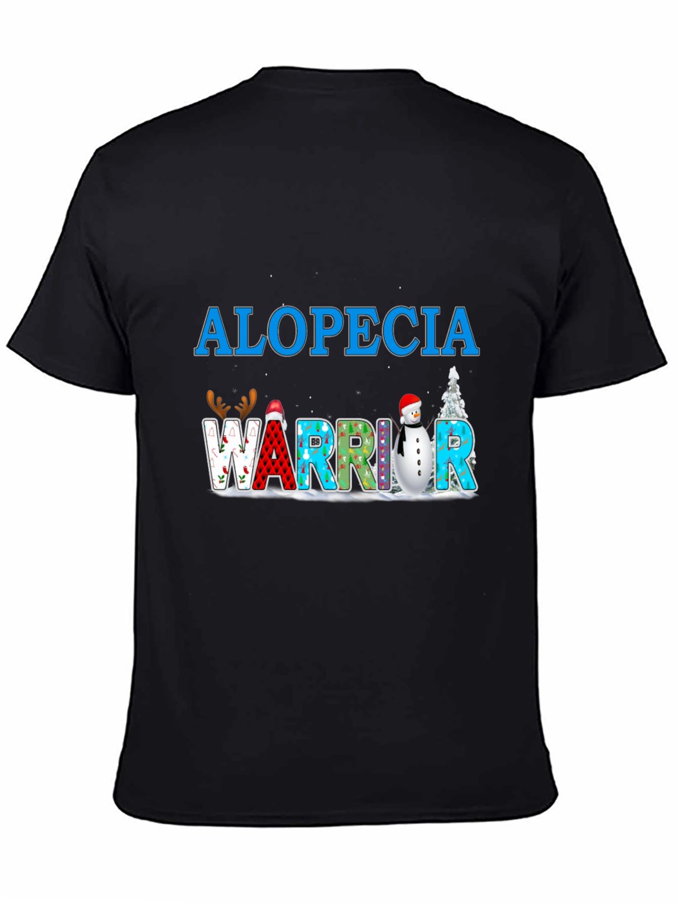 Alopecia Warrior T-Shirt Winter Holiday