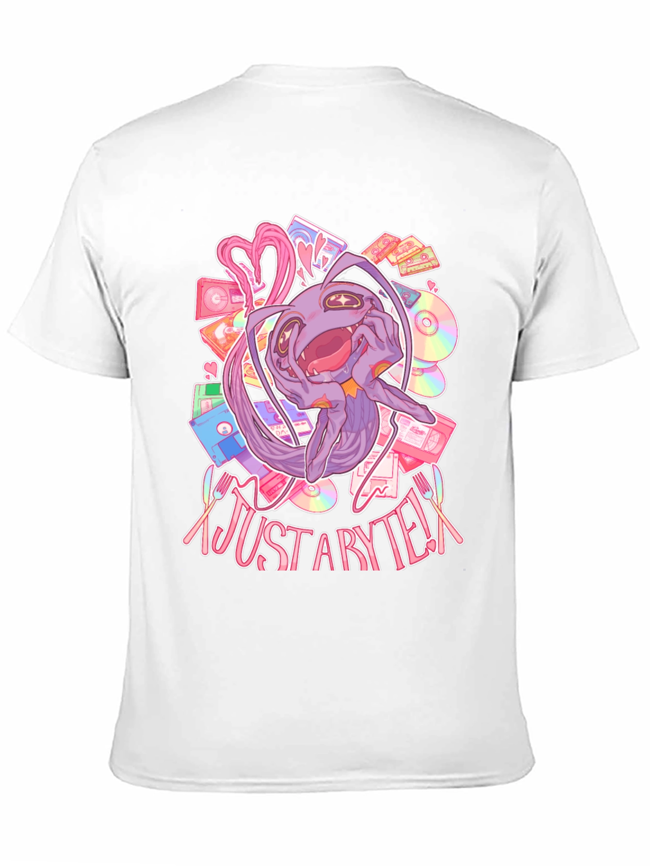 Aesthetic Vaporwave T-Shirt - Just a Byte