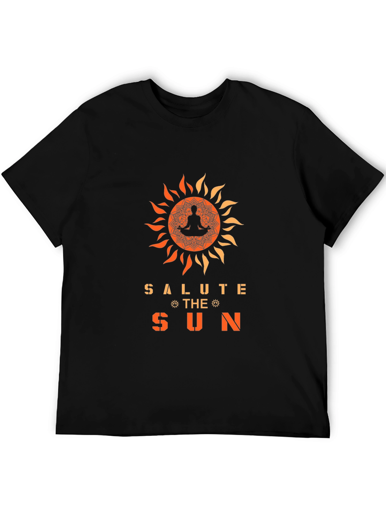Salute the Sun Graphic Tee - Yoga Meditation Shirt