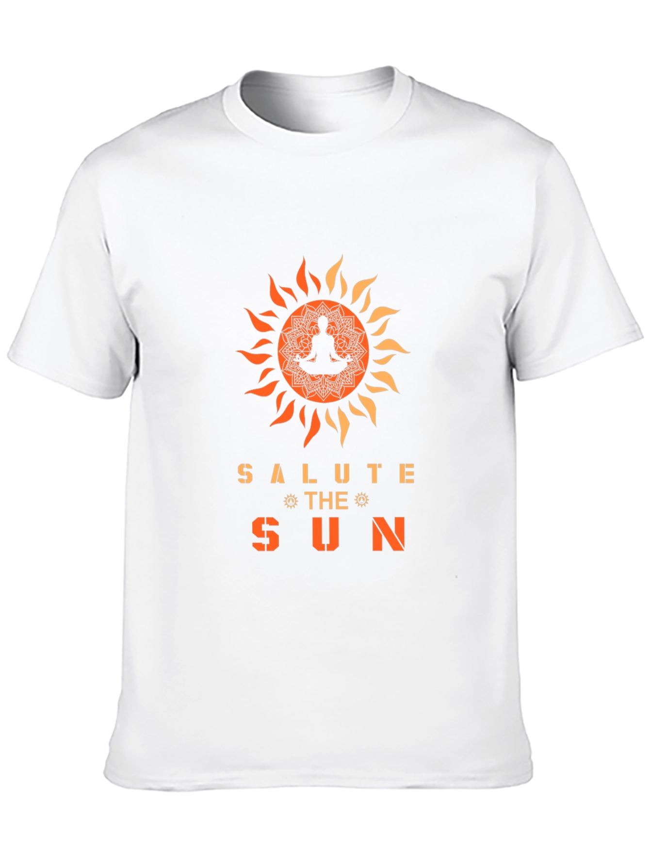 Salute the Sun Graphic Tee - Yoga Meditation Shirt