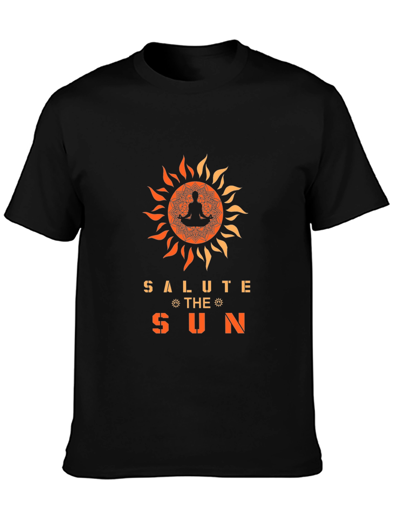 Salute the Sun Graphic Tee - Yoga Meditation Shirt