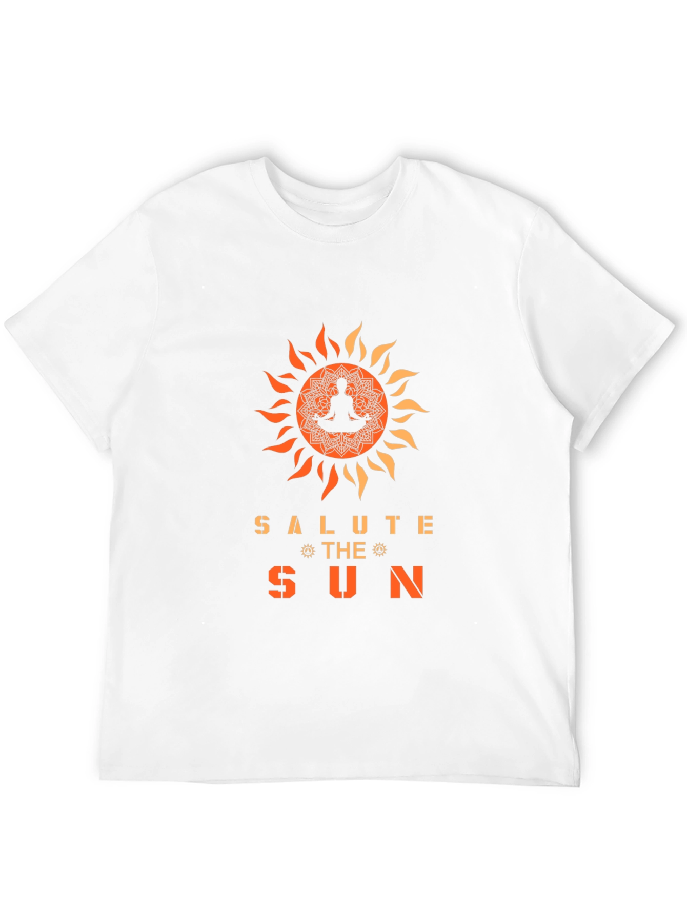 Salute the Sun Graphic Tee - Yoga Meditation Shirt