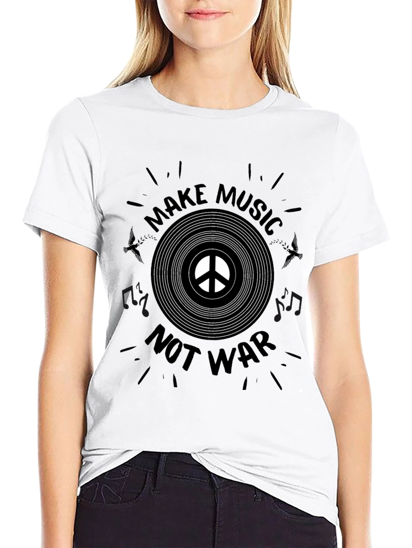 Make Music Not War T-Shirt