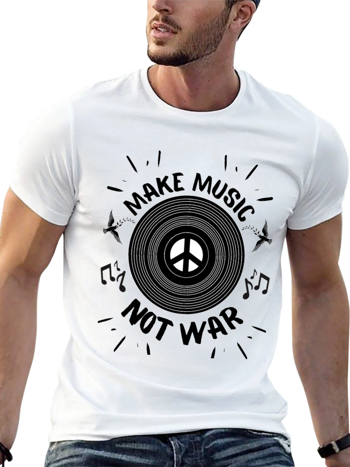 Make Music Not War T-Shirt