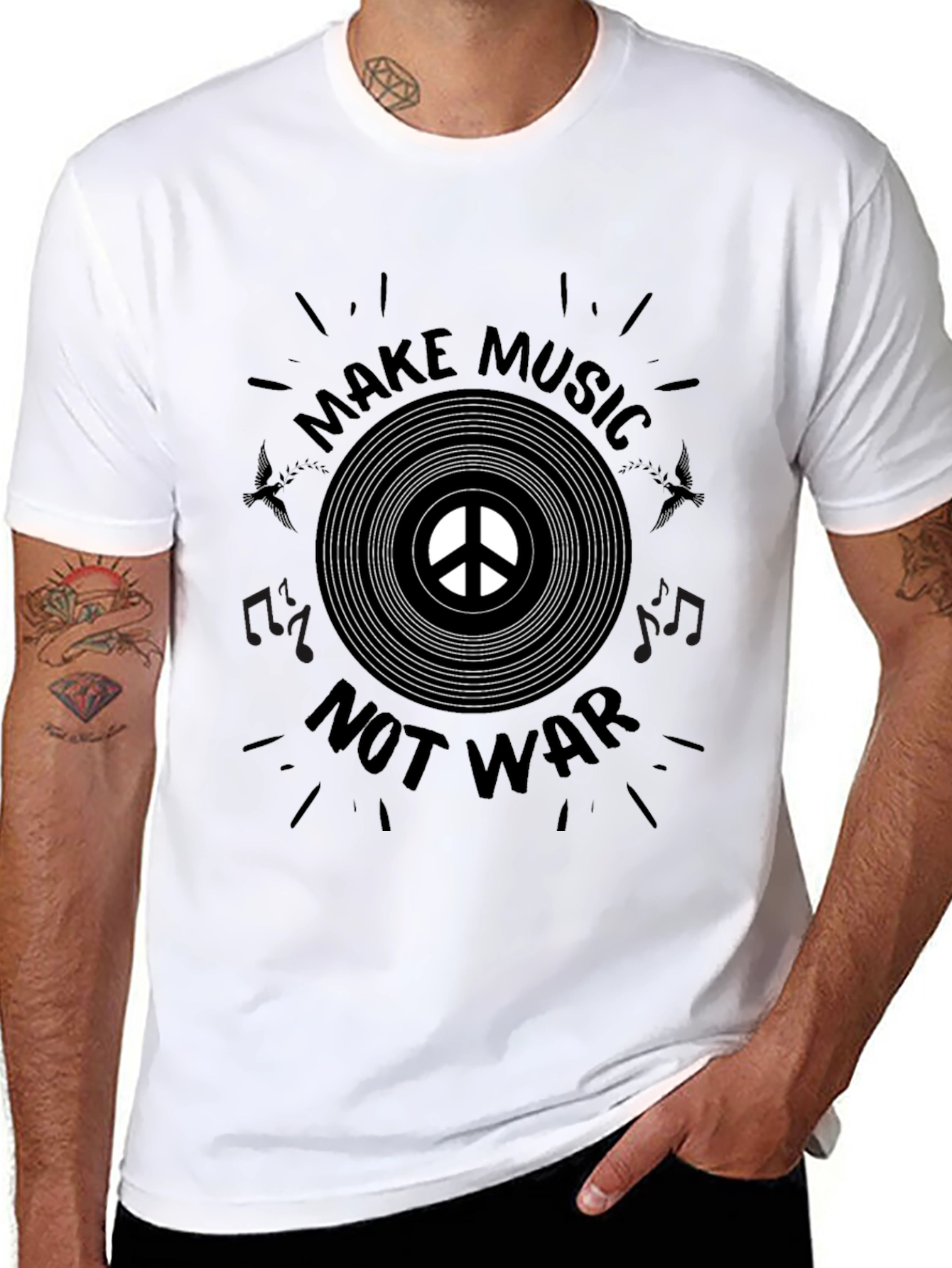 Make Music Not War T-Shirt