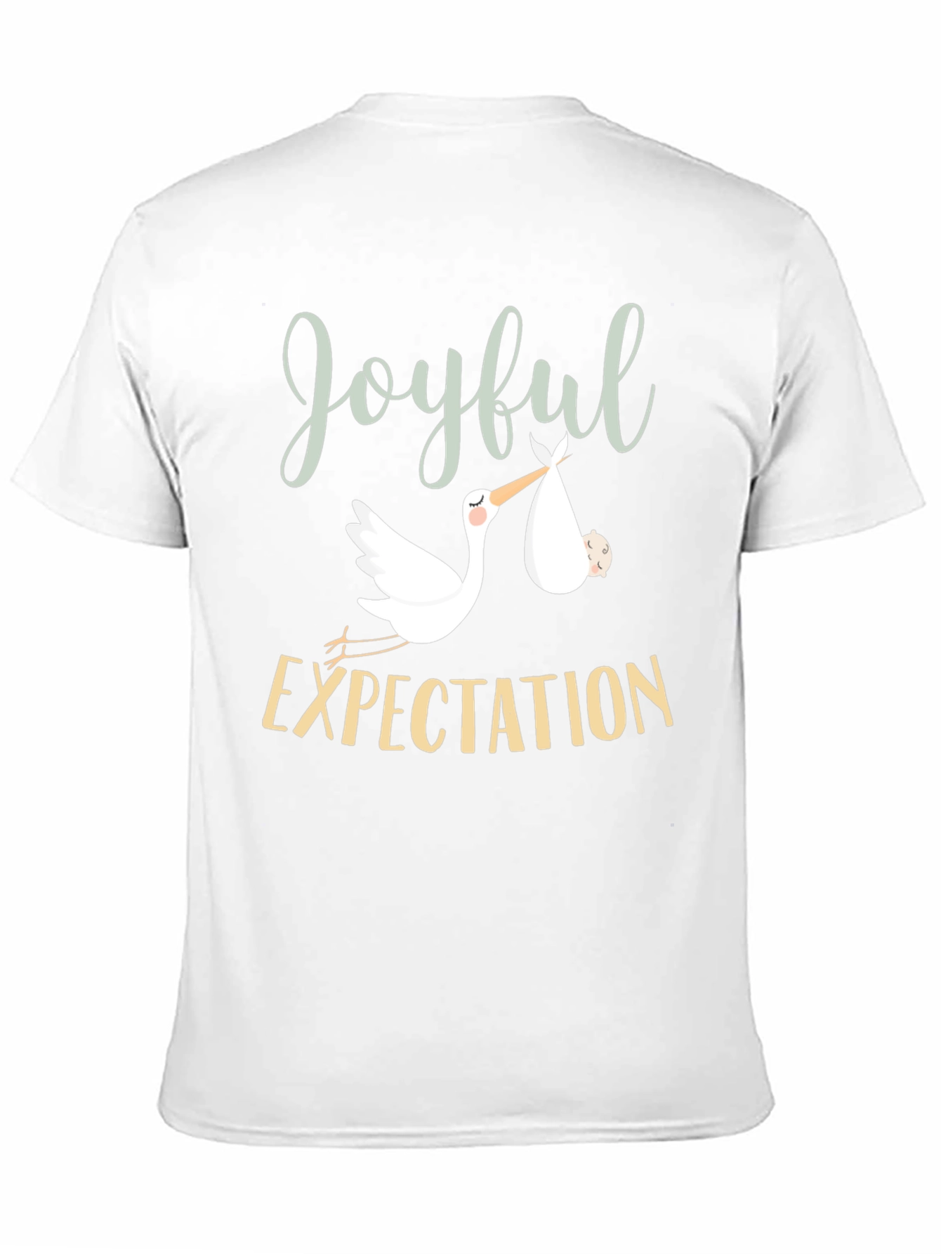 Joyful Expectation Stork Unisex T-Shirt