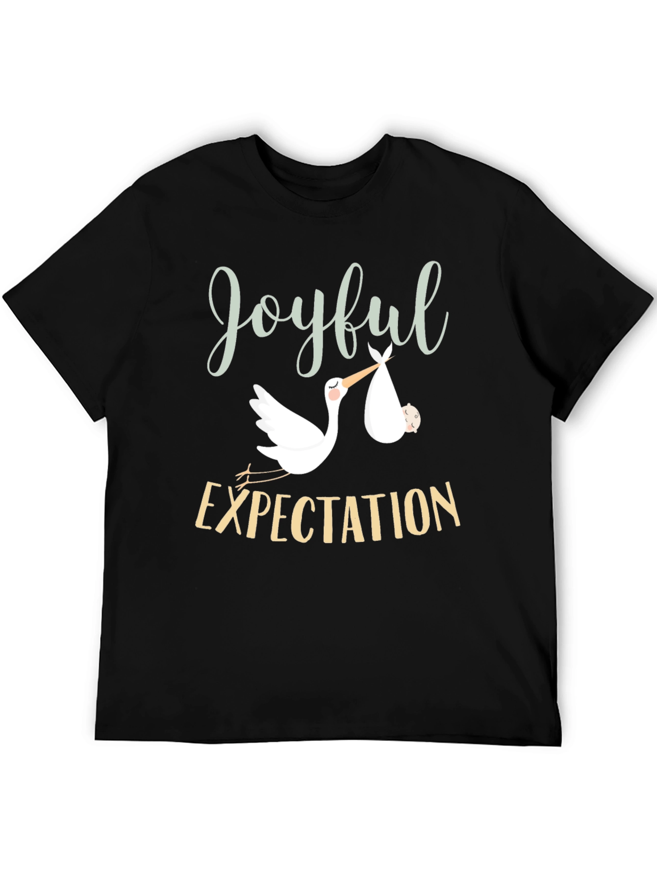 Joyful Expectation Stork Unisex T-Shirt