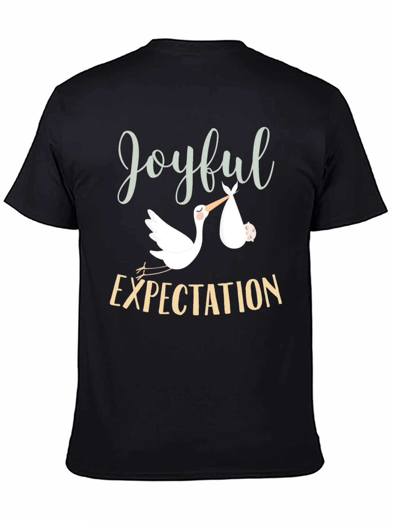 Joyful Expectation Stork Unisex T-Shirt
