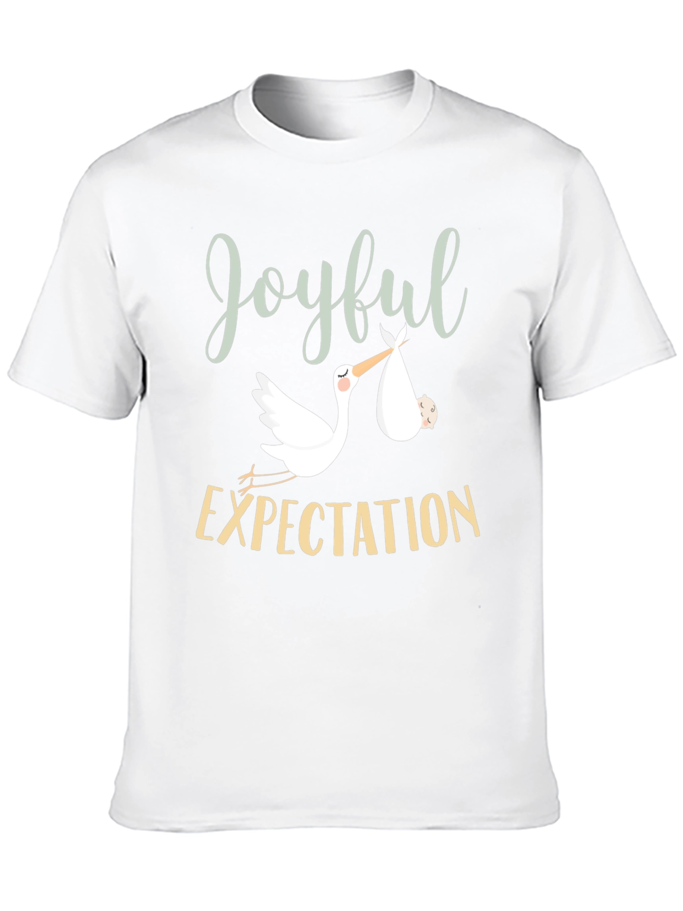 Joyful Expectation Stork Unisex T-Shirt