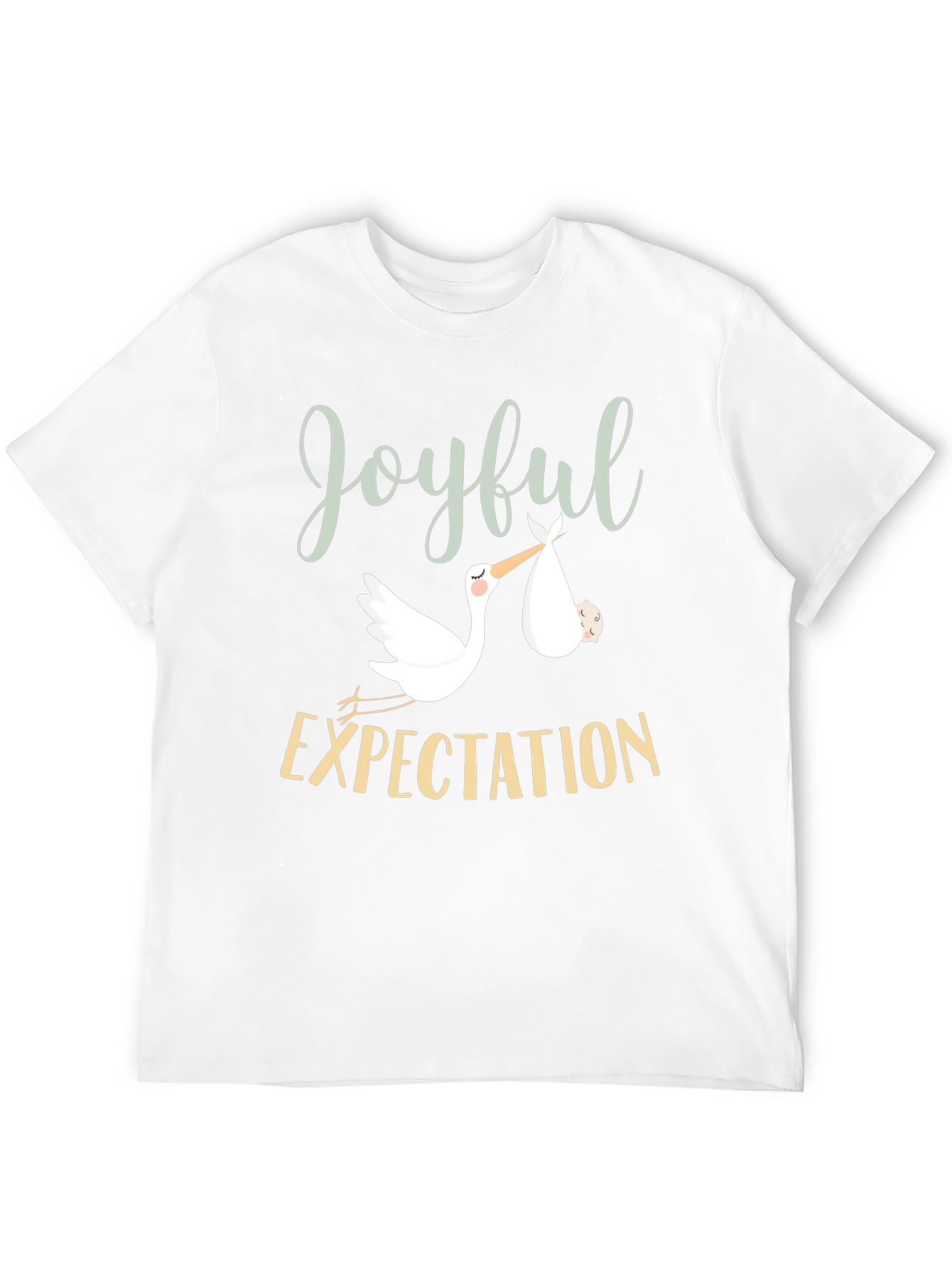 Joyful Expectation Stork Unisex T-Shirt