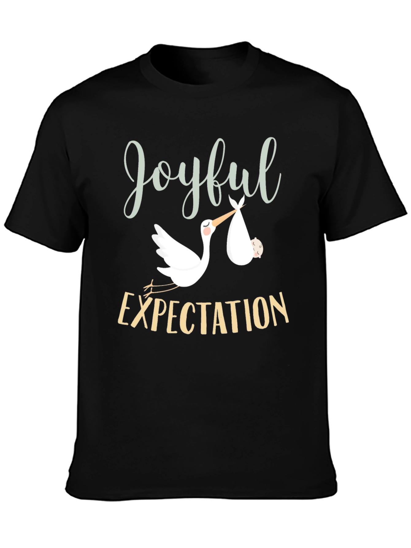 Joyful Expectation Stork Unisex T-Shirt