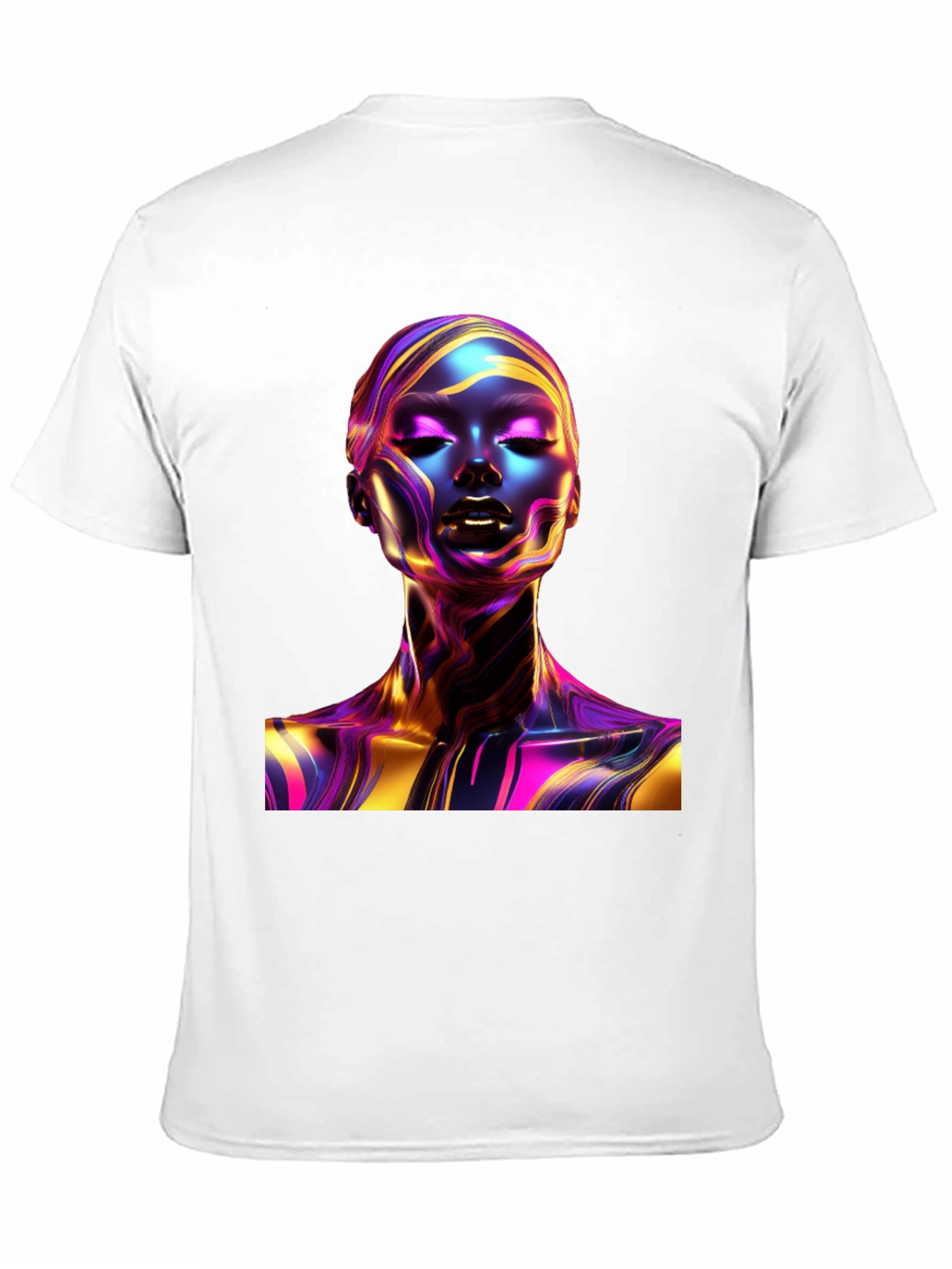 Abstract Woman Art Black T-Shirt