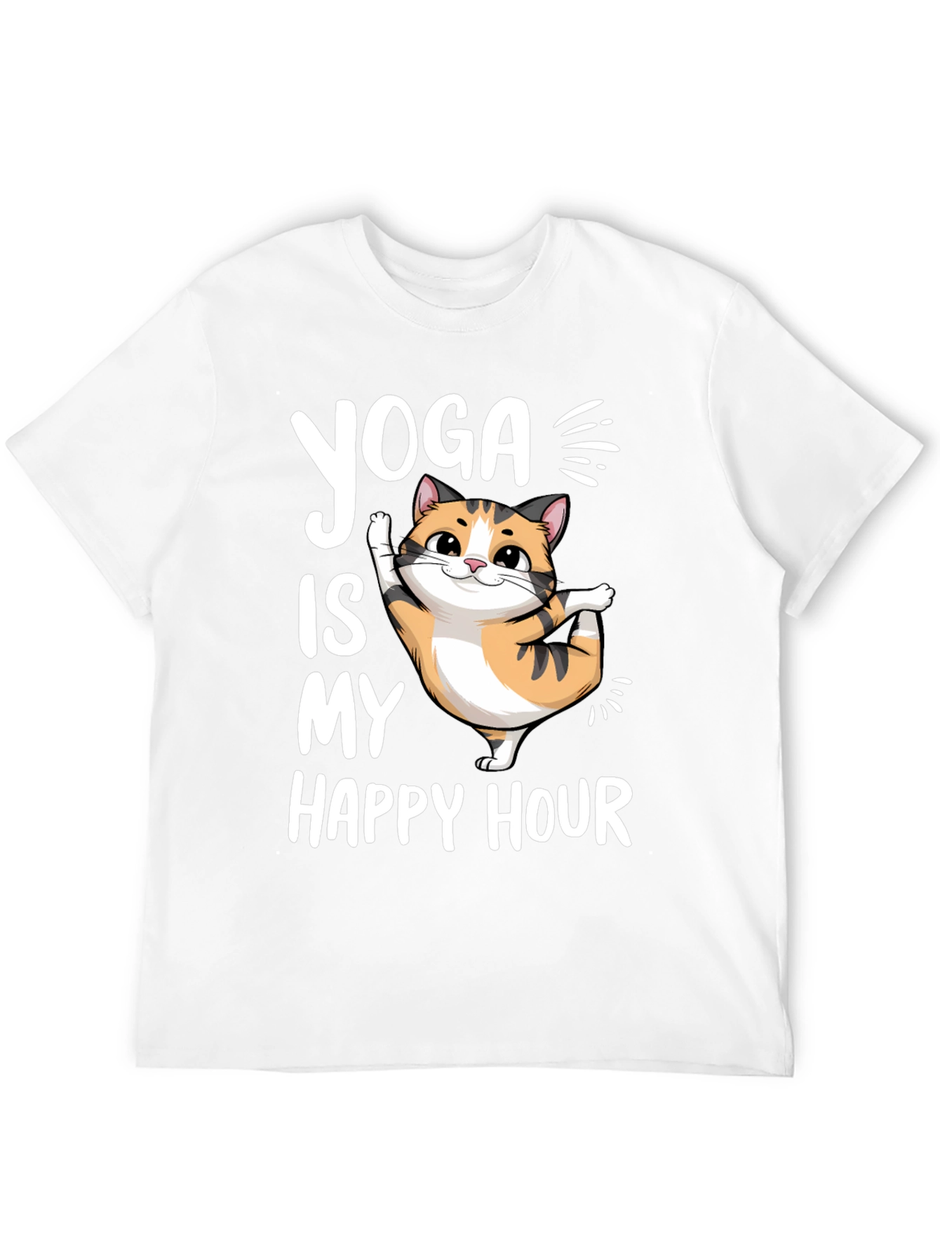 Yoga Cat T-Shirt - Happy Hour Tee