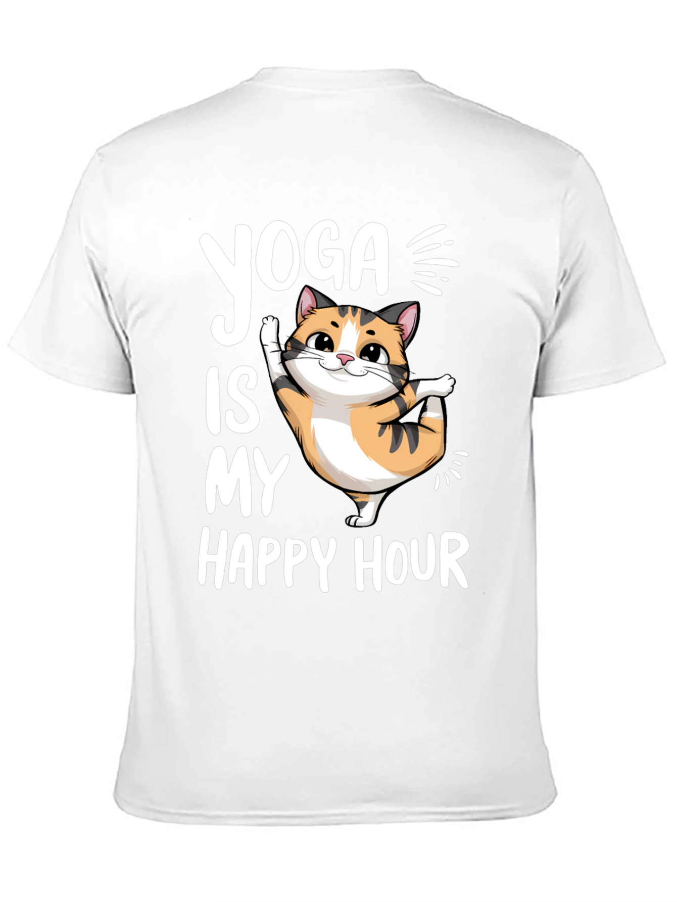 Yoga Cat T-Shirt - Happy Hour Tee