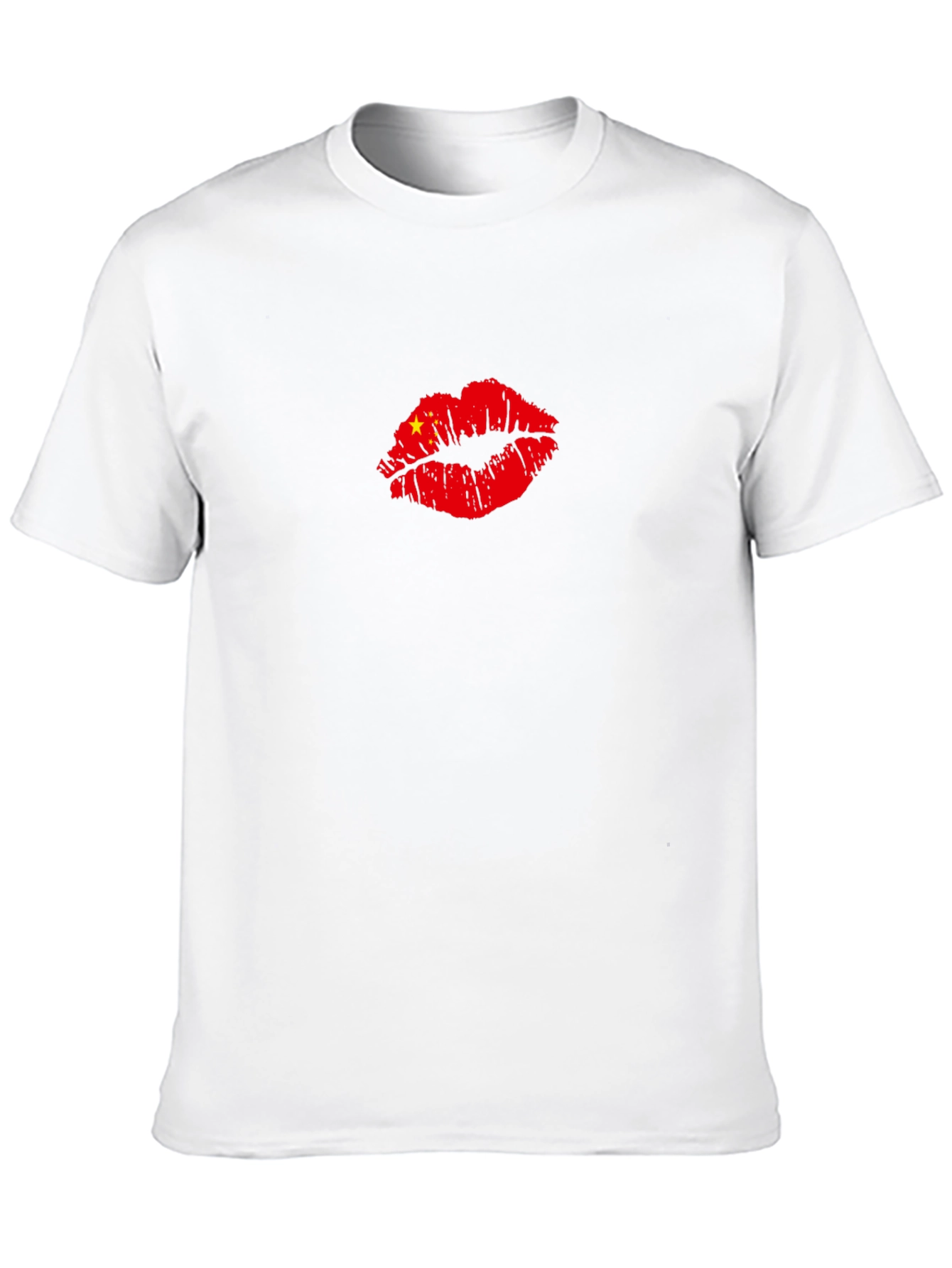 Graphic Tee: Kiss of China Flag