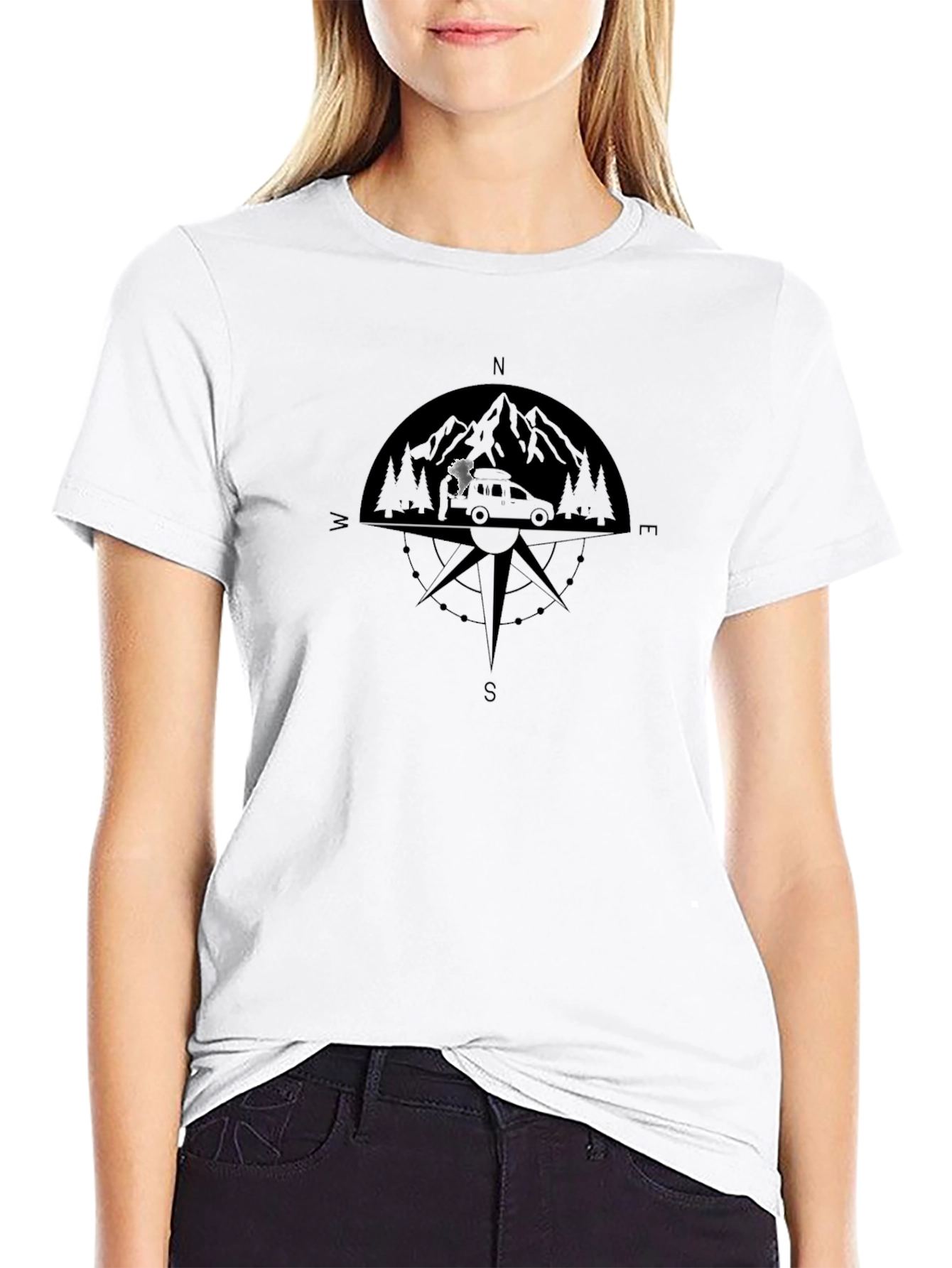 Adventure Compass Graphic T-Shirt