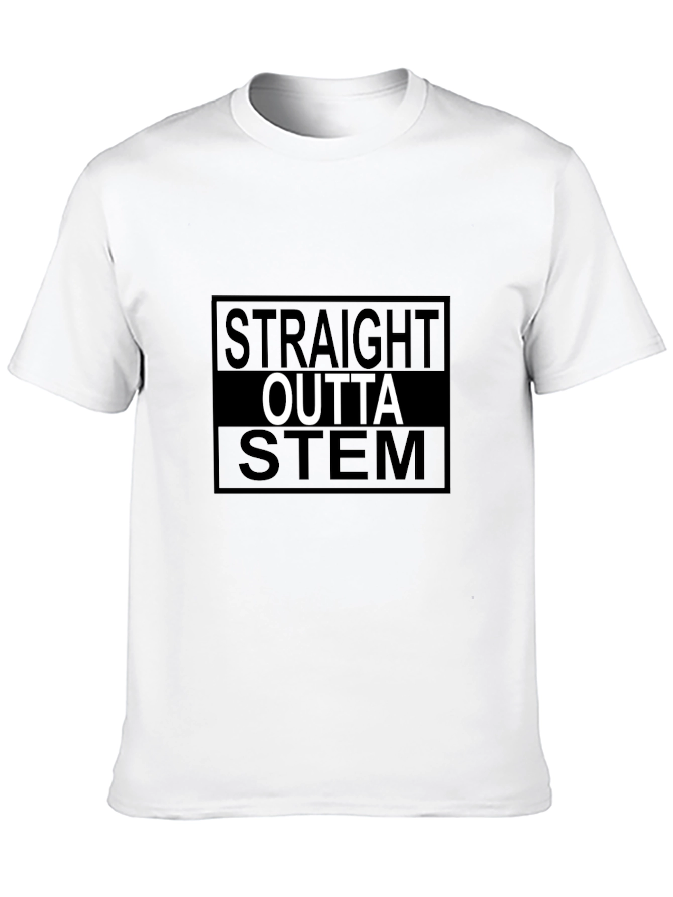 Straight Outta STEM Black T-Shirt
