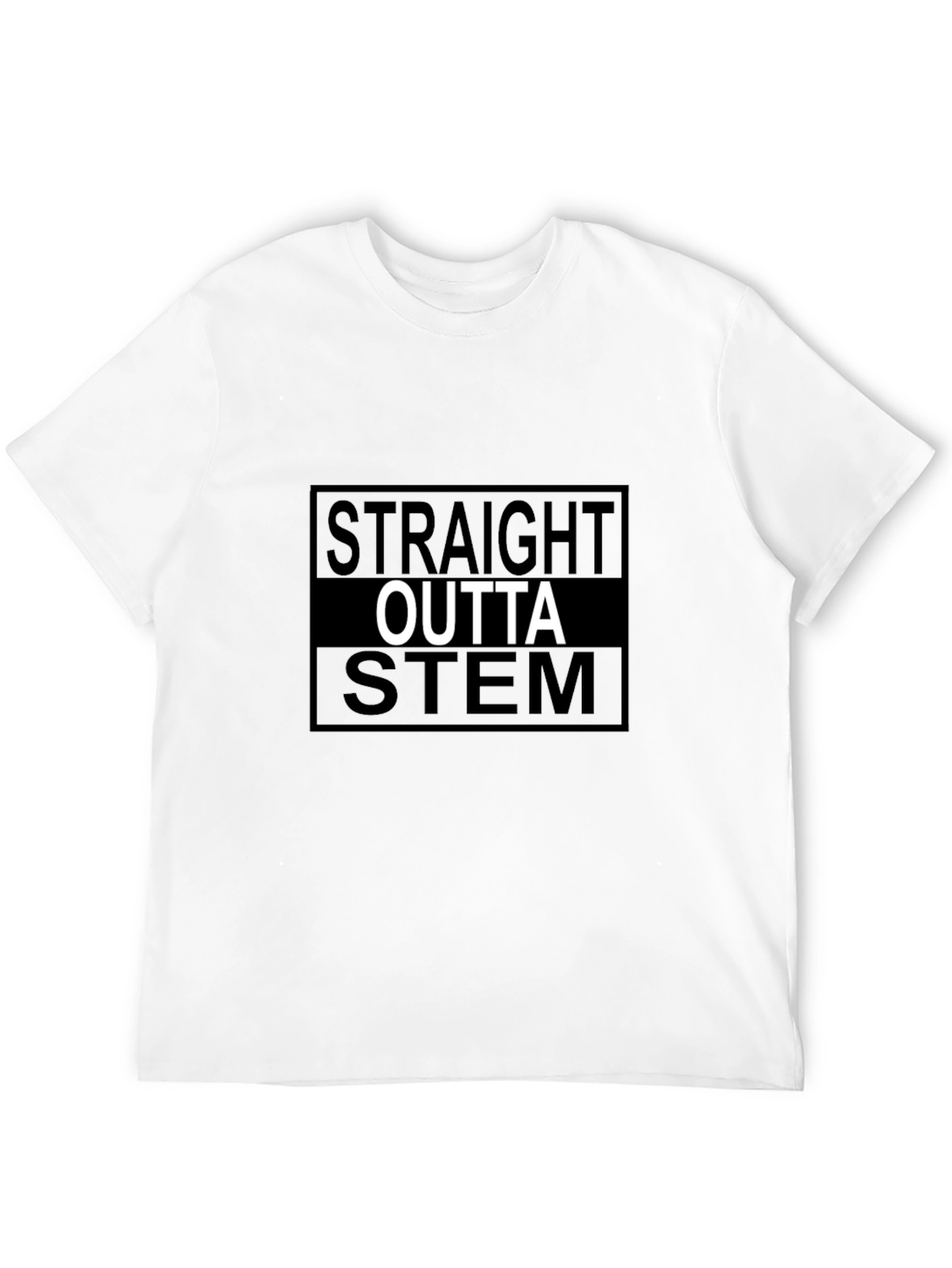 Straight Outta STEM Black T-Shirt