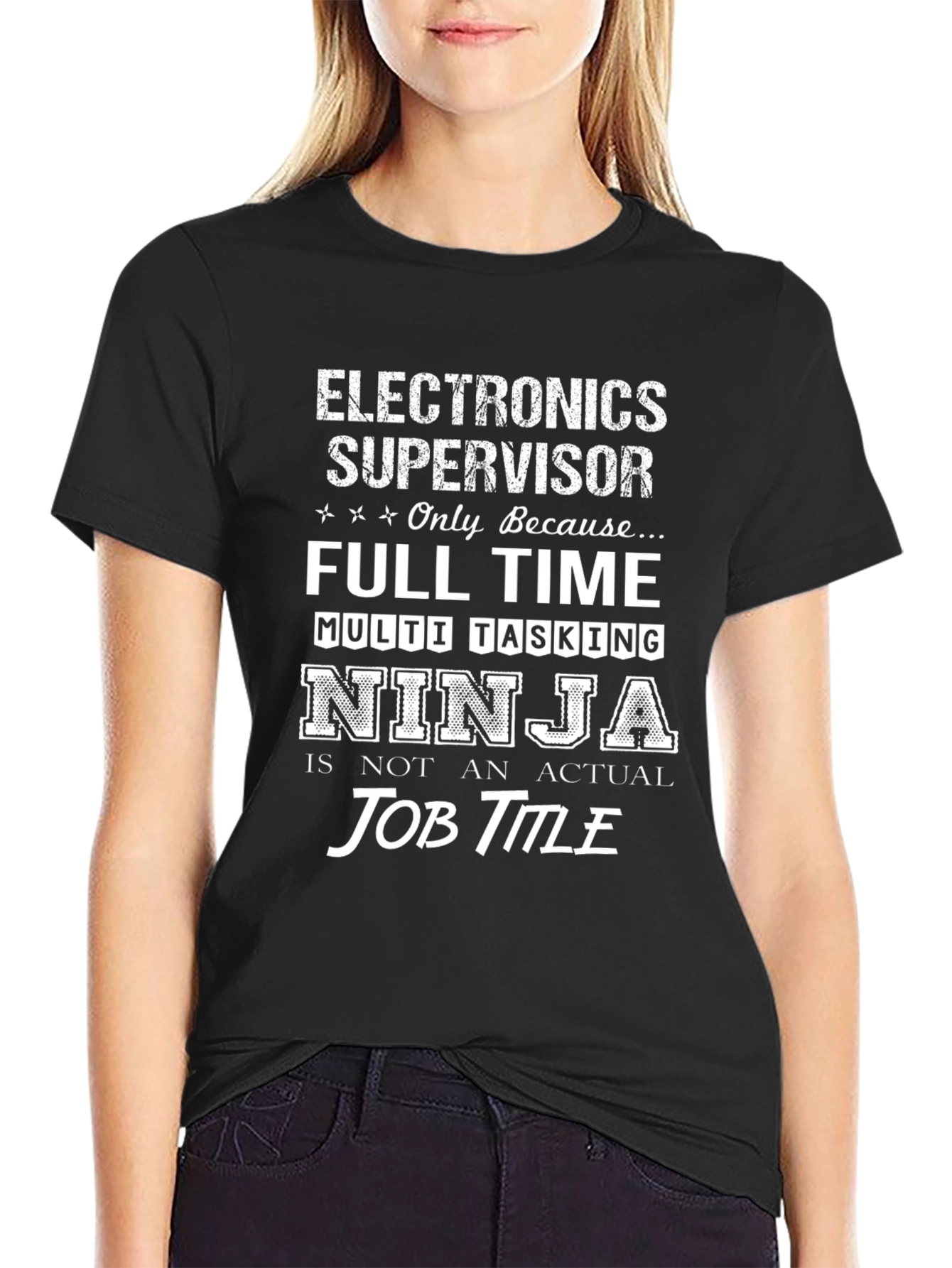 Electronics Supervisor Ninja T-Shirt