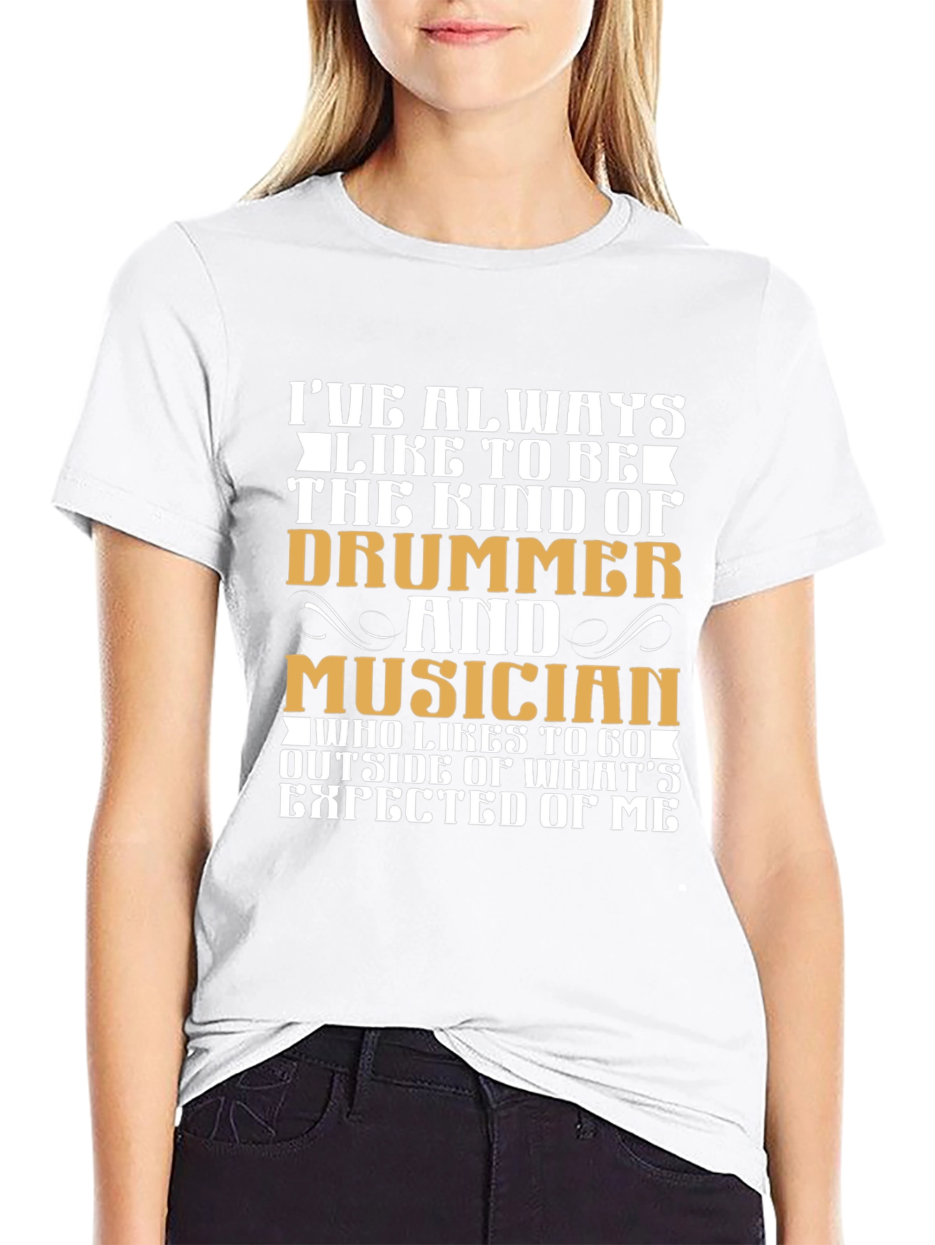 Drummer and Musician Graphic T-Shirt