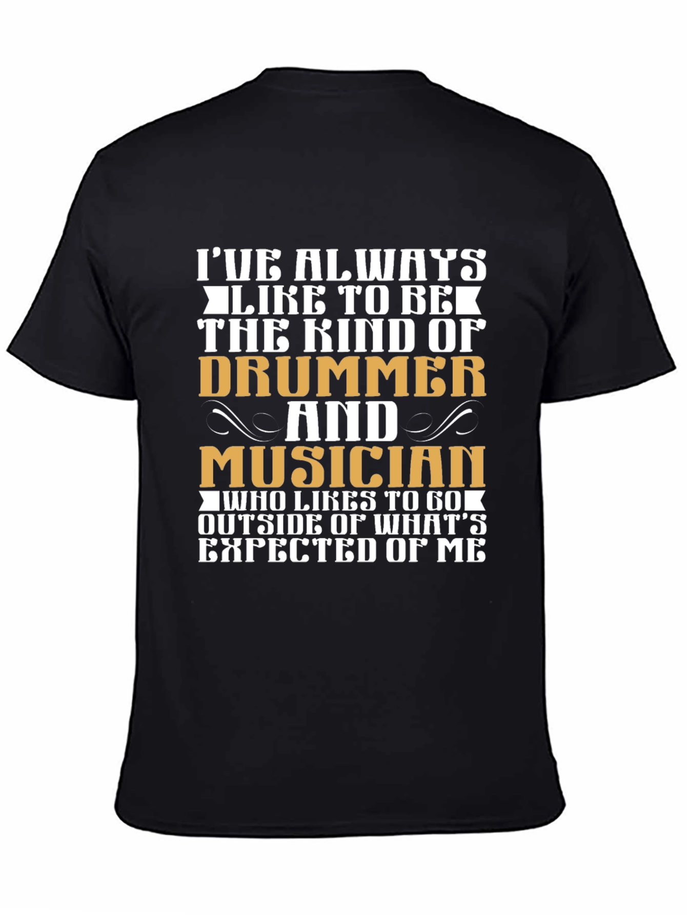 Drummer and Musician Graphic T-Shirt