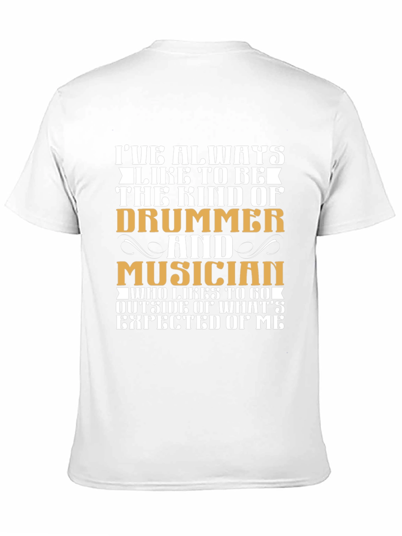 Drummer and Musician Graphic T-Shirt