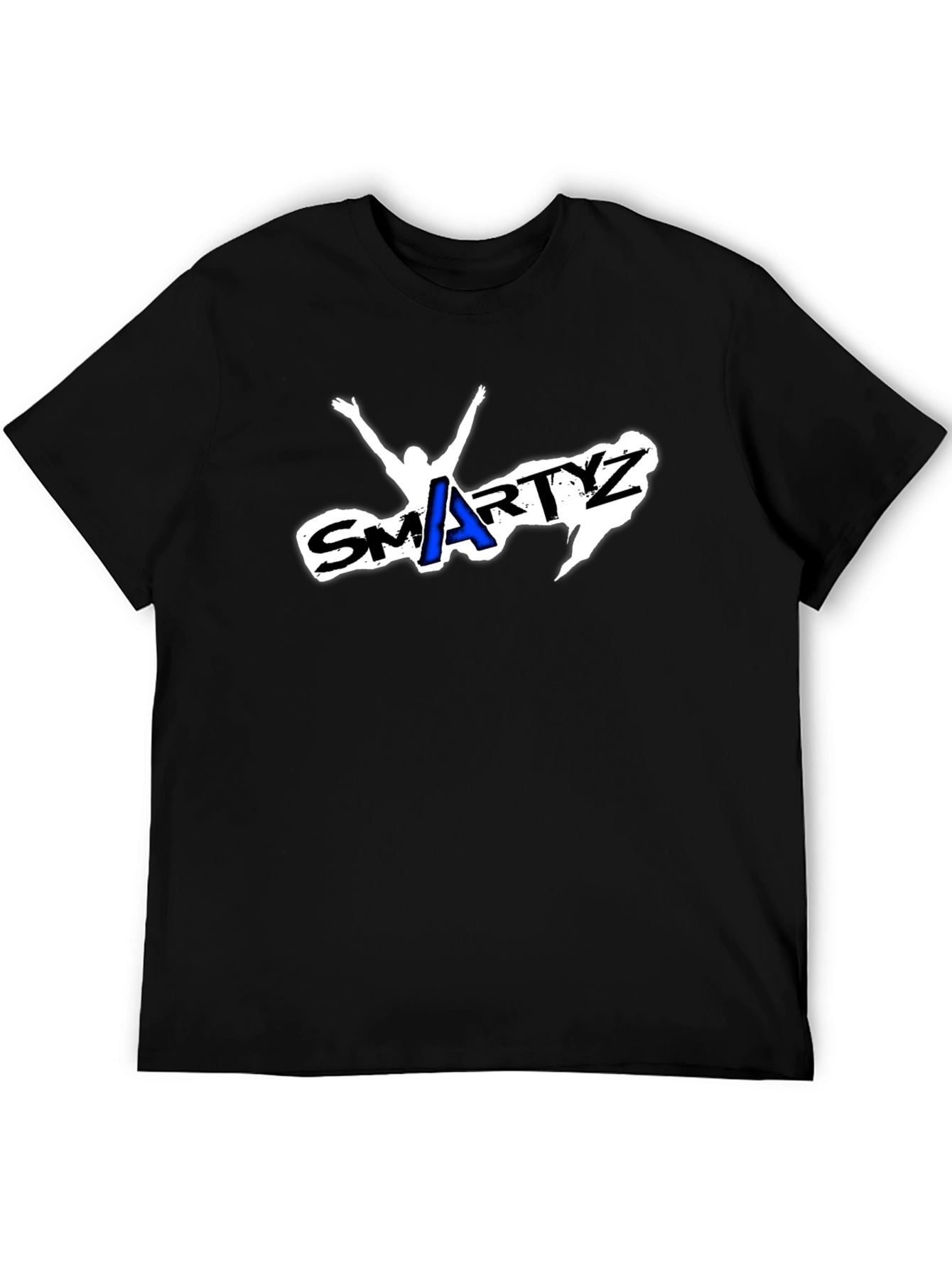 Smartyz Graphic Tee - Cool & Casual Black T-Shirt