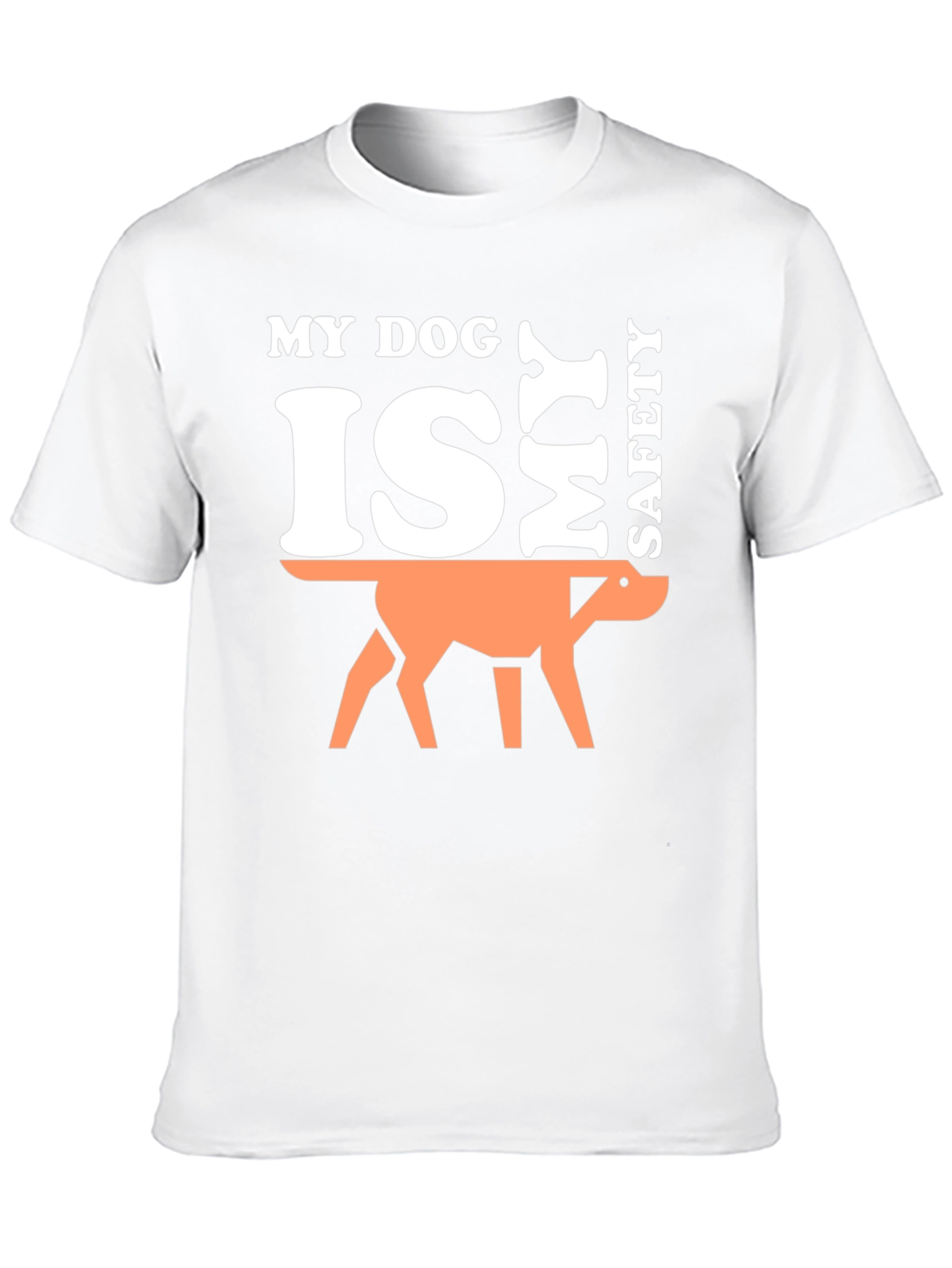 My Dog is My Safety T-Shirt - Black