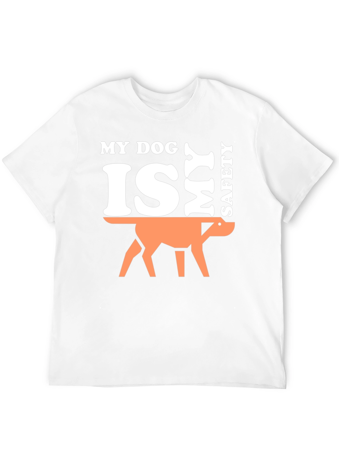 My Dog is My Safety T-Shirt - Black