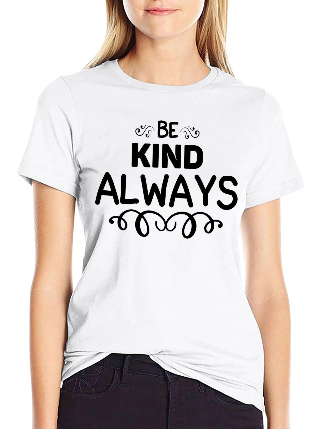 Be Kind Always Black T-Shirt