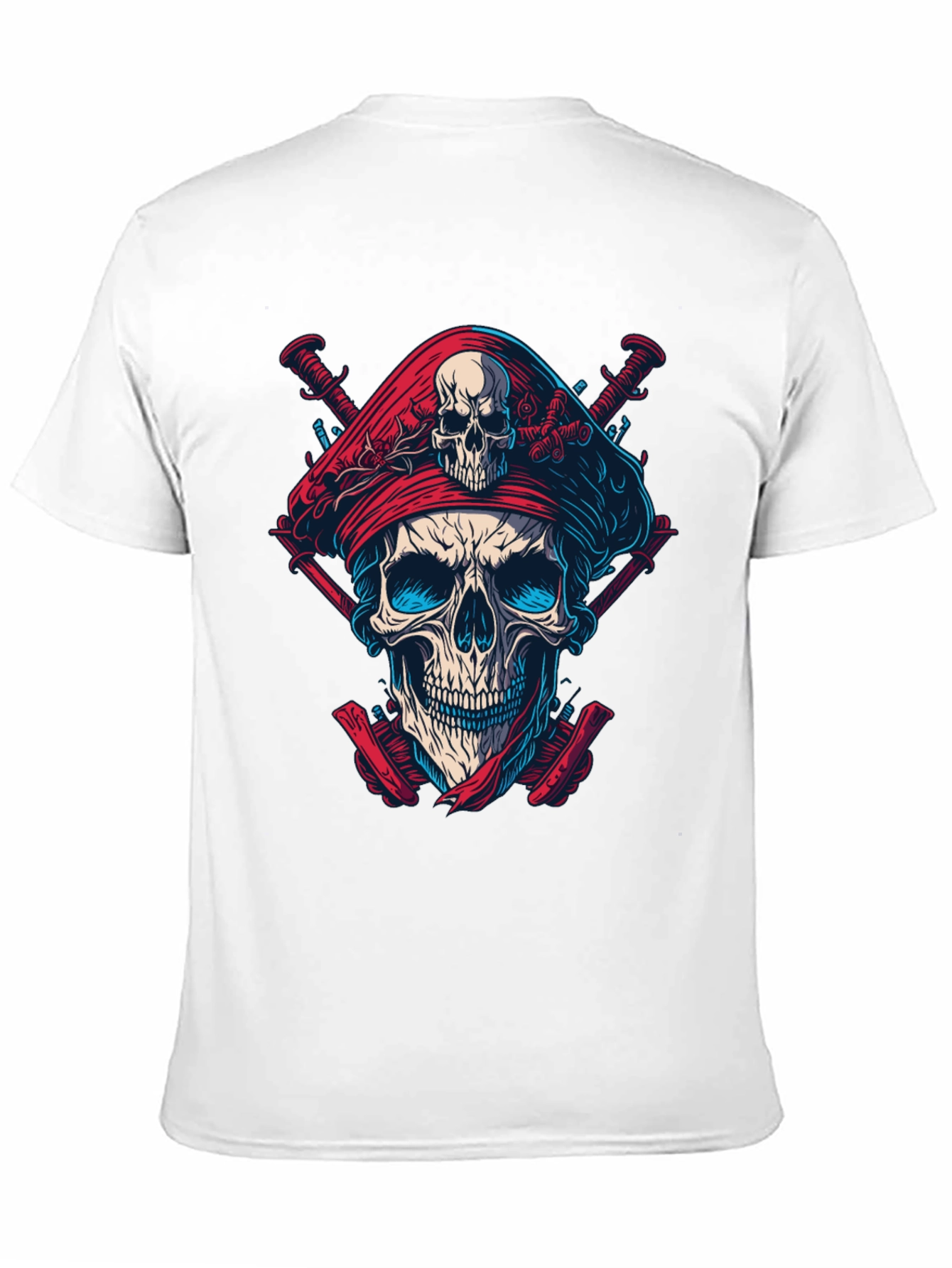 Skull Pirate T-Shirt - Bold Graphic Tee